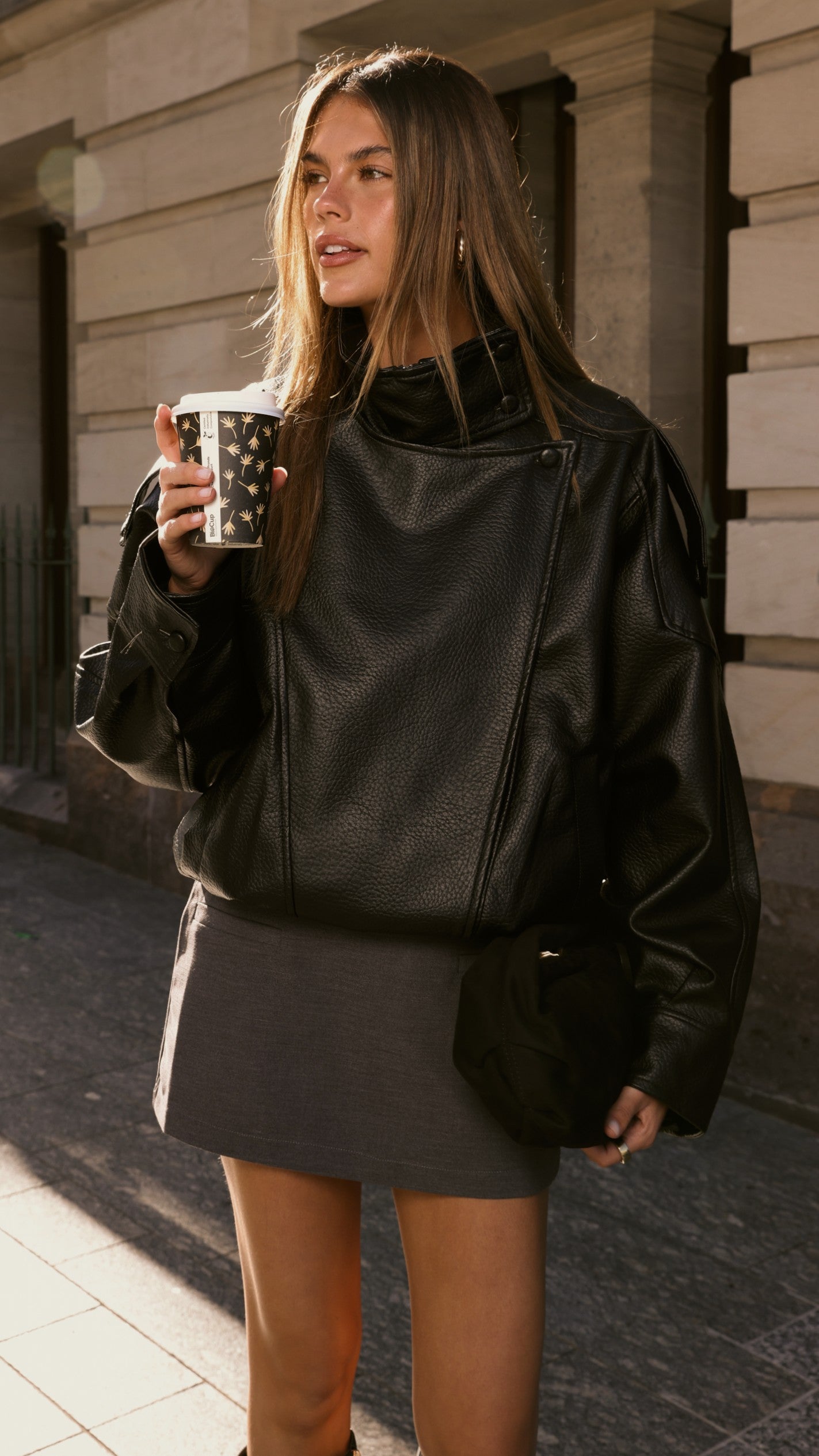 Asher Bomber Jacket - Black - Billy J