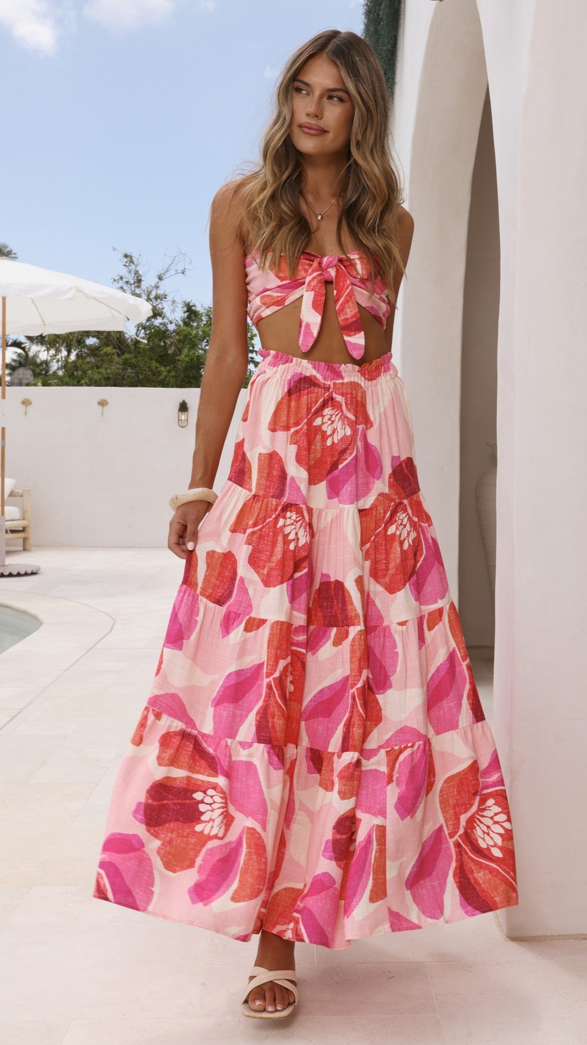 Melanie Maxi Skirt - Rosalie Print - Billy J