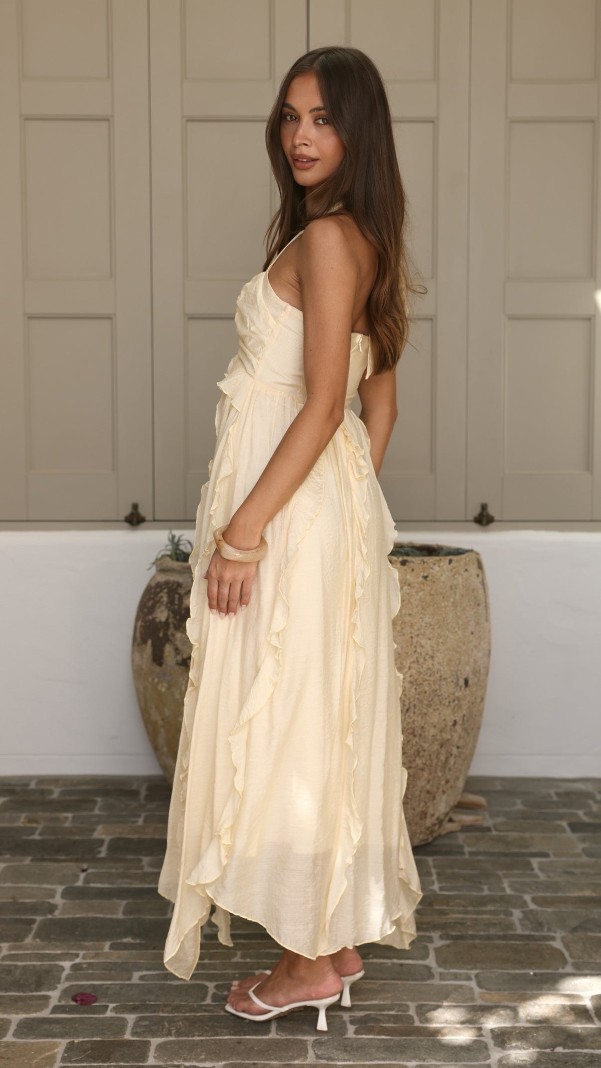 Nadine Maxi Dress - Yellow - Billy J