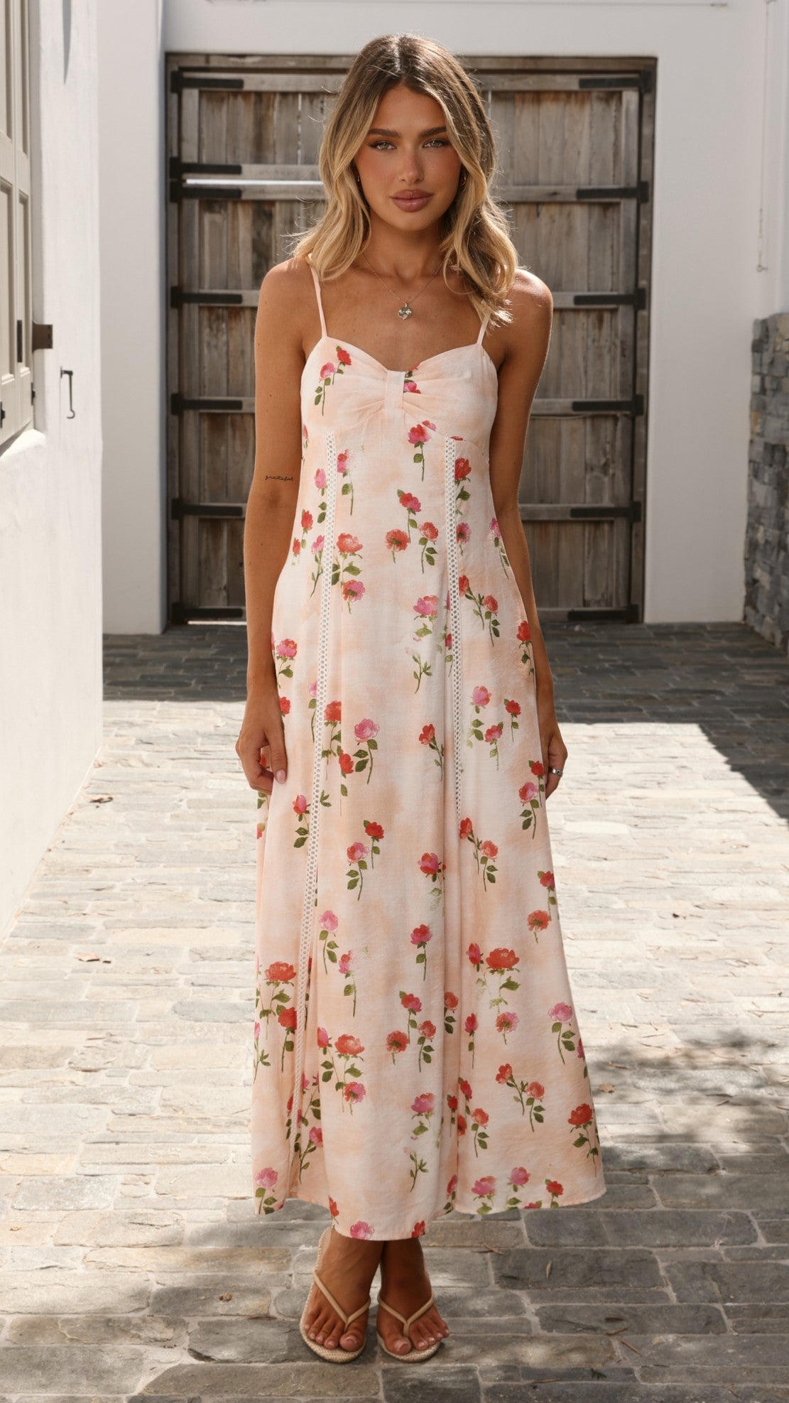 Suri Maxi Dress - Pink Floral - Billy J