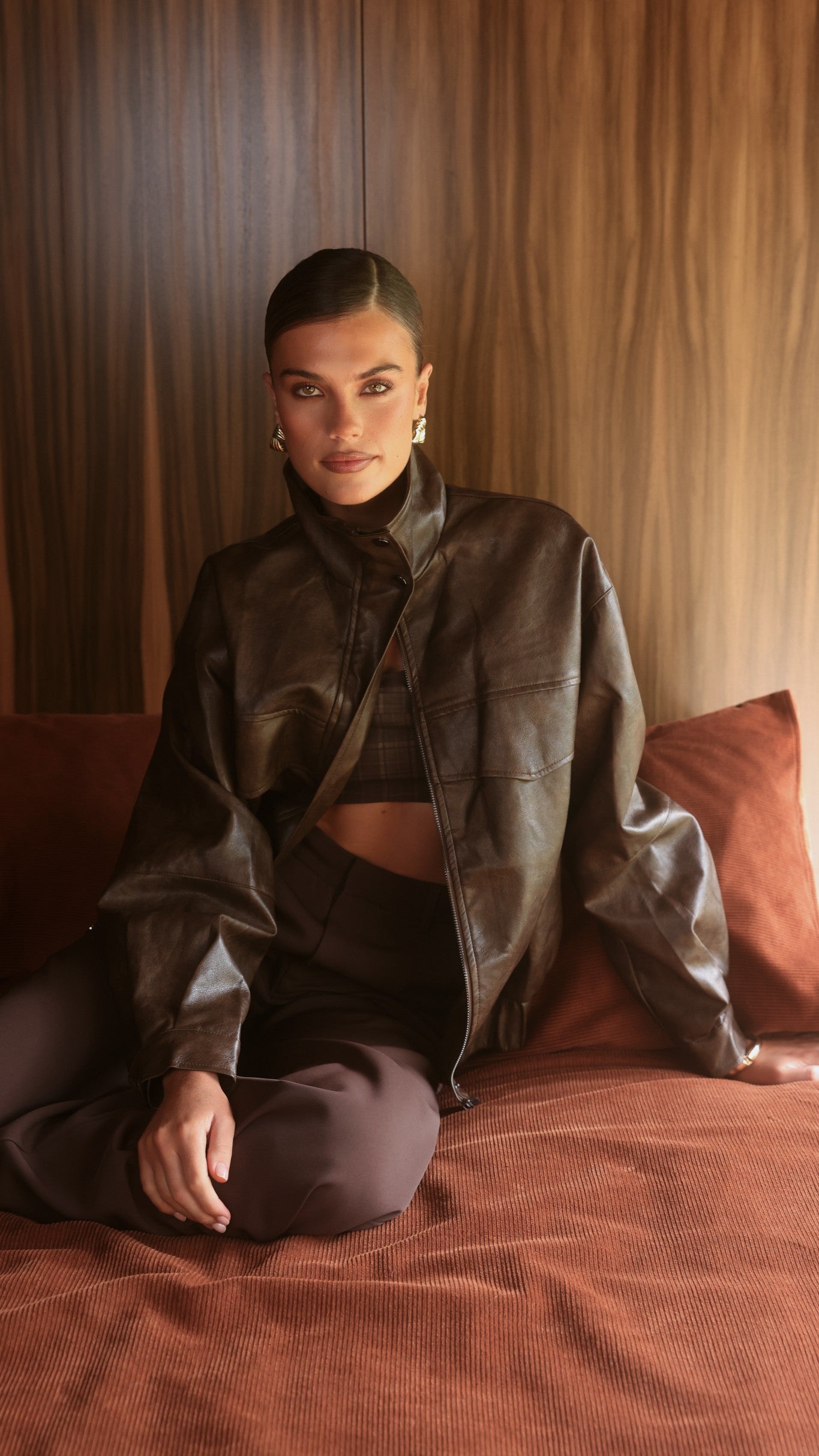 Rhode Jacket - Brown - Billy J