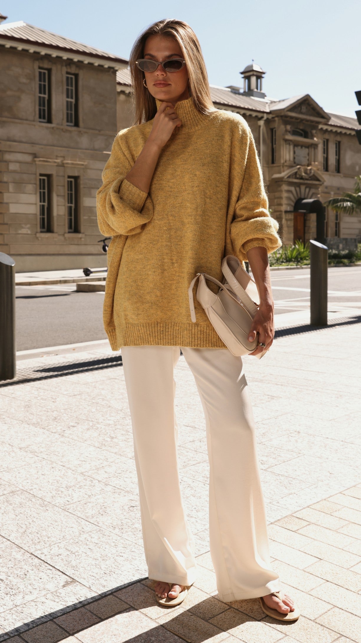 Harita Knitted Sweater - Mustard - Billy J