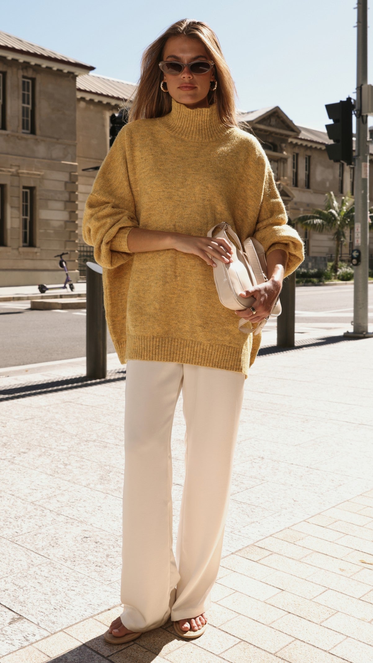 Harita Knitted Sweater - Mustard - Billy J