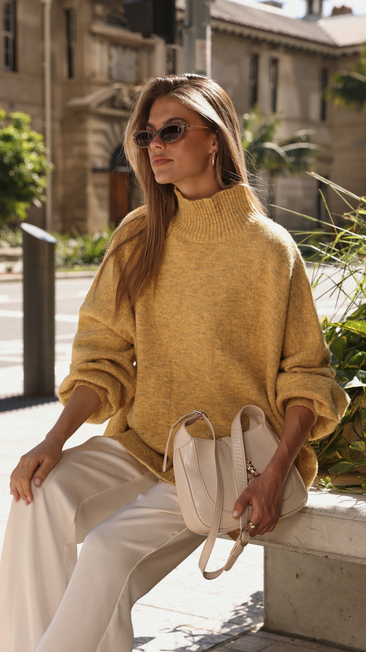 Harita Knitted Sweater - Mustard - Billy J