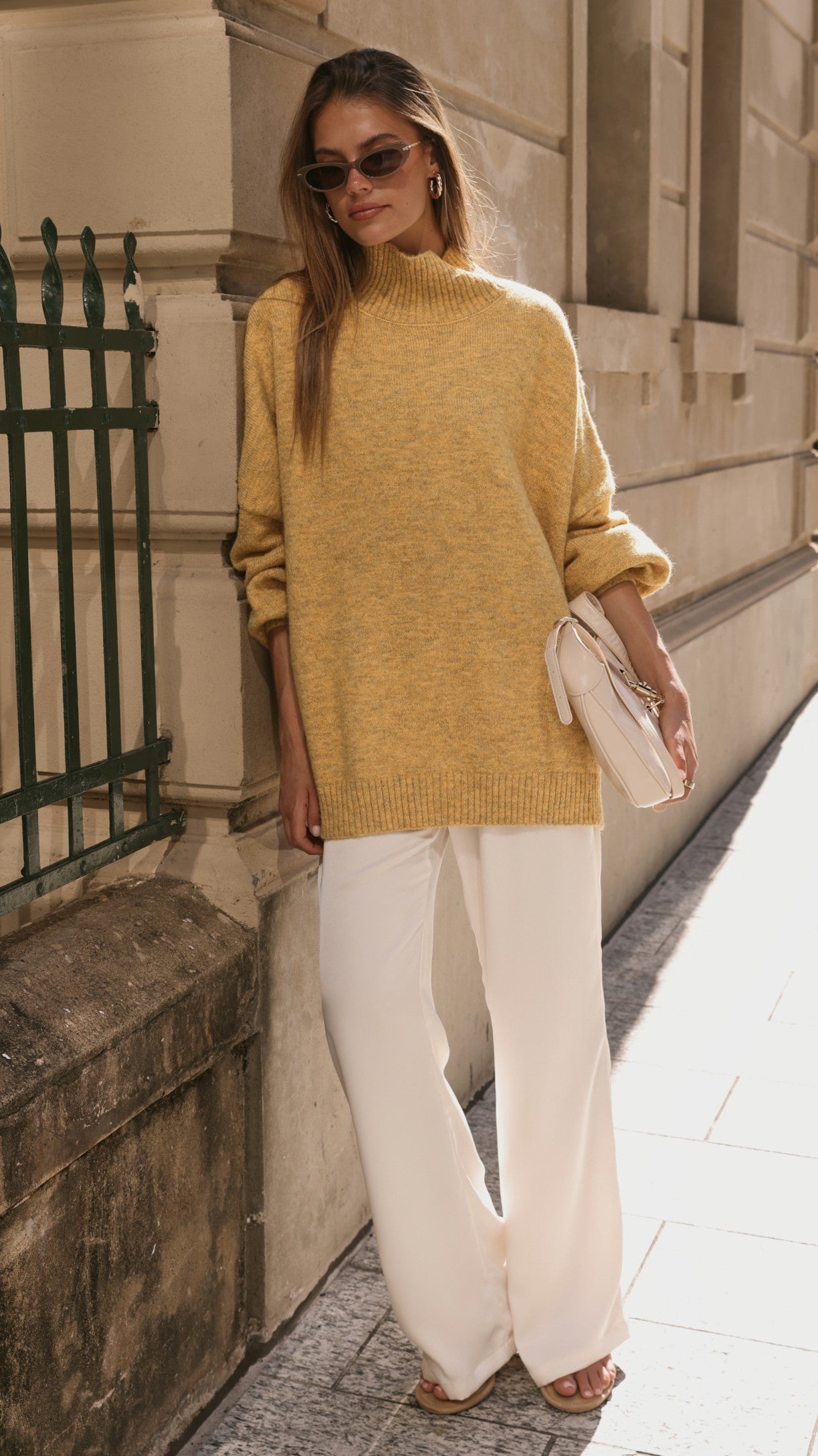 Harita Knitted Sweater - Mustard - Billy J