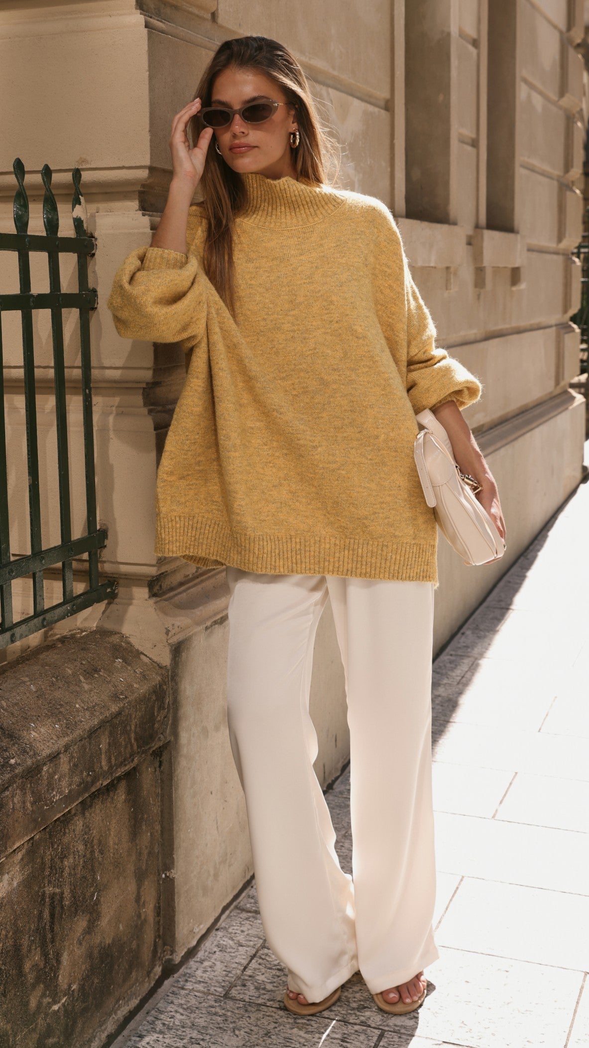 Harita Knitted Sweater - Mustard - Billy J
