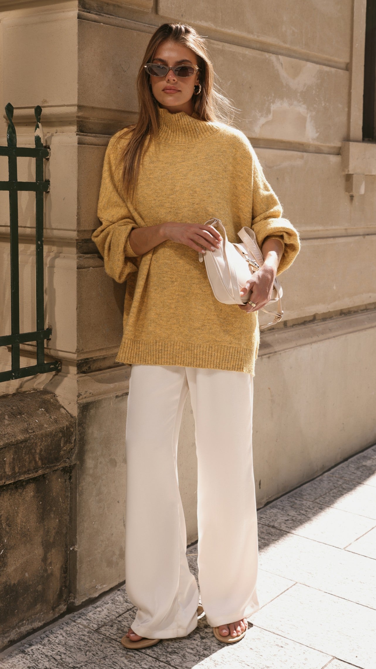 Harita Knitted Sweater - Mustard - Billy J