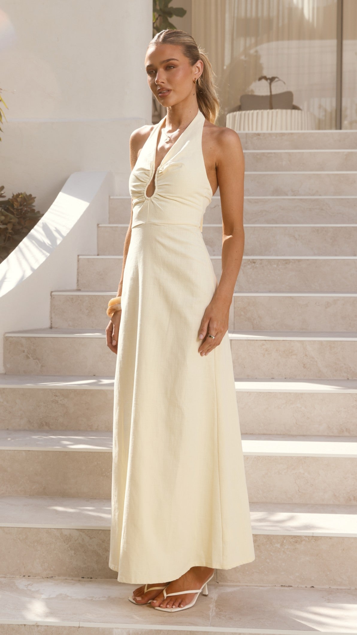 Larna Maxi Dress - Butter - Billy J