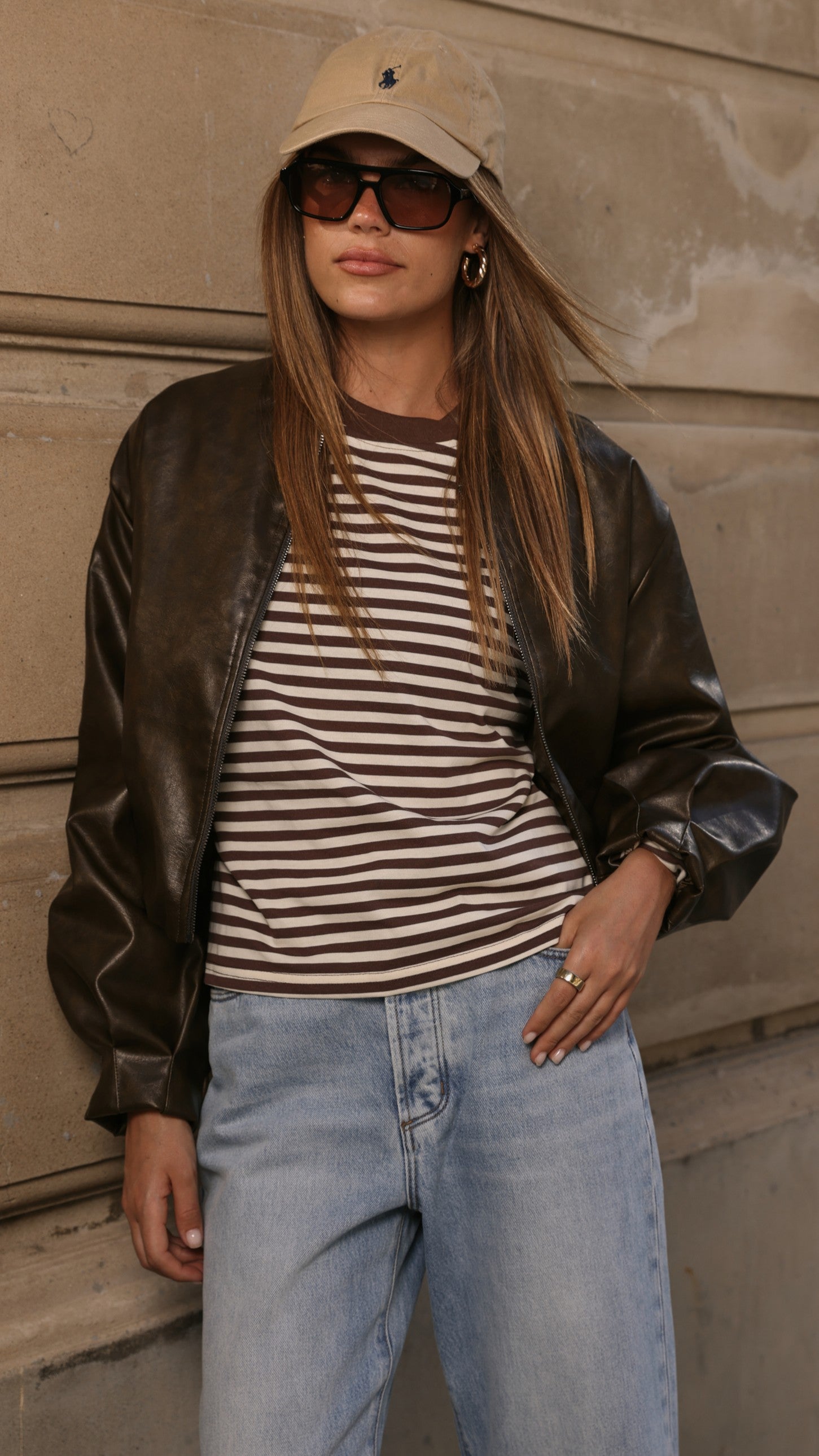 Jackson Bomber Jacket - Vintage Brown - Billy J