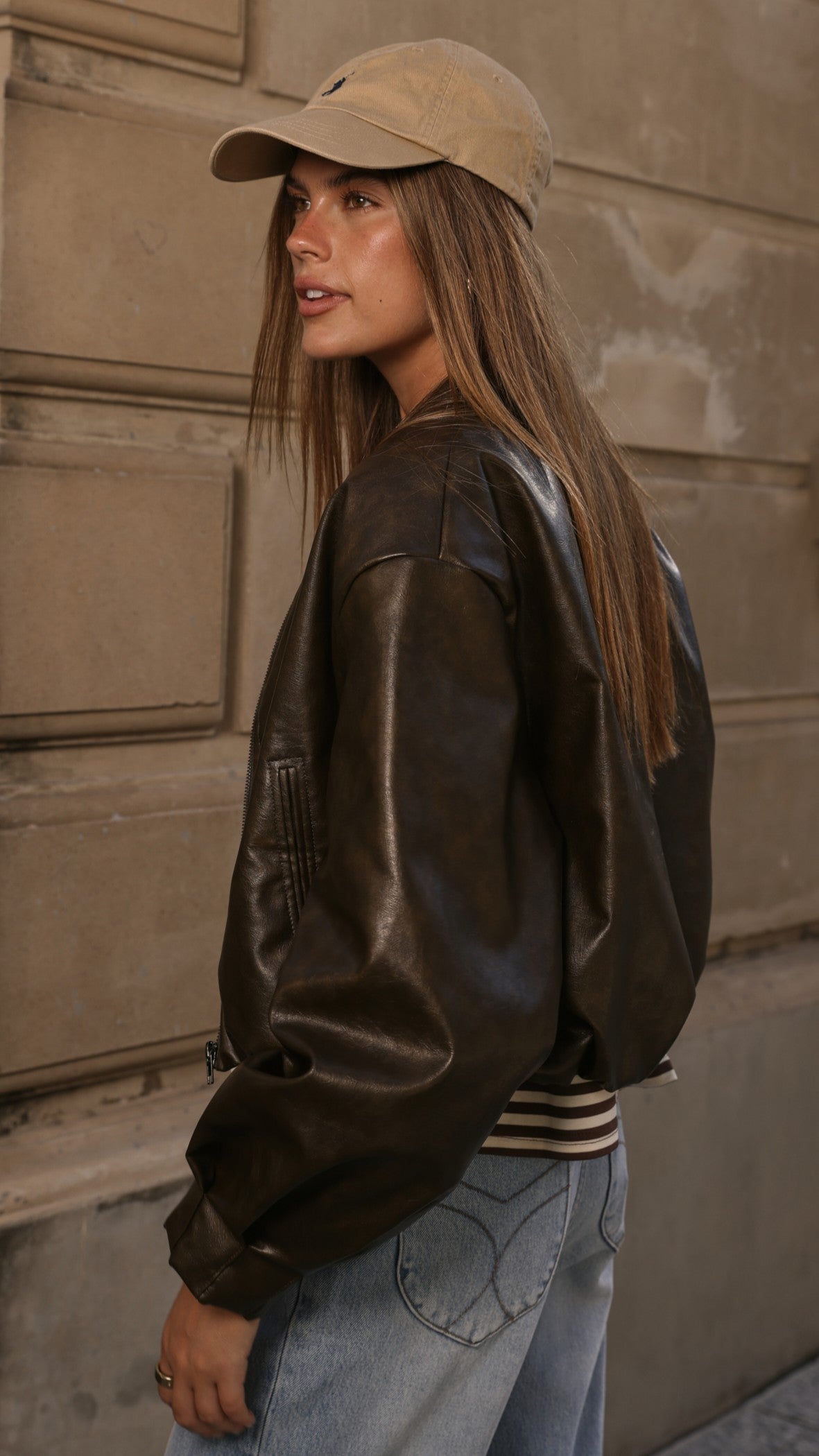 Jackson Bomber Jacket - Vintage Brown - Billy J