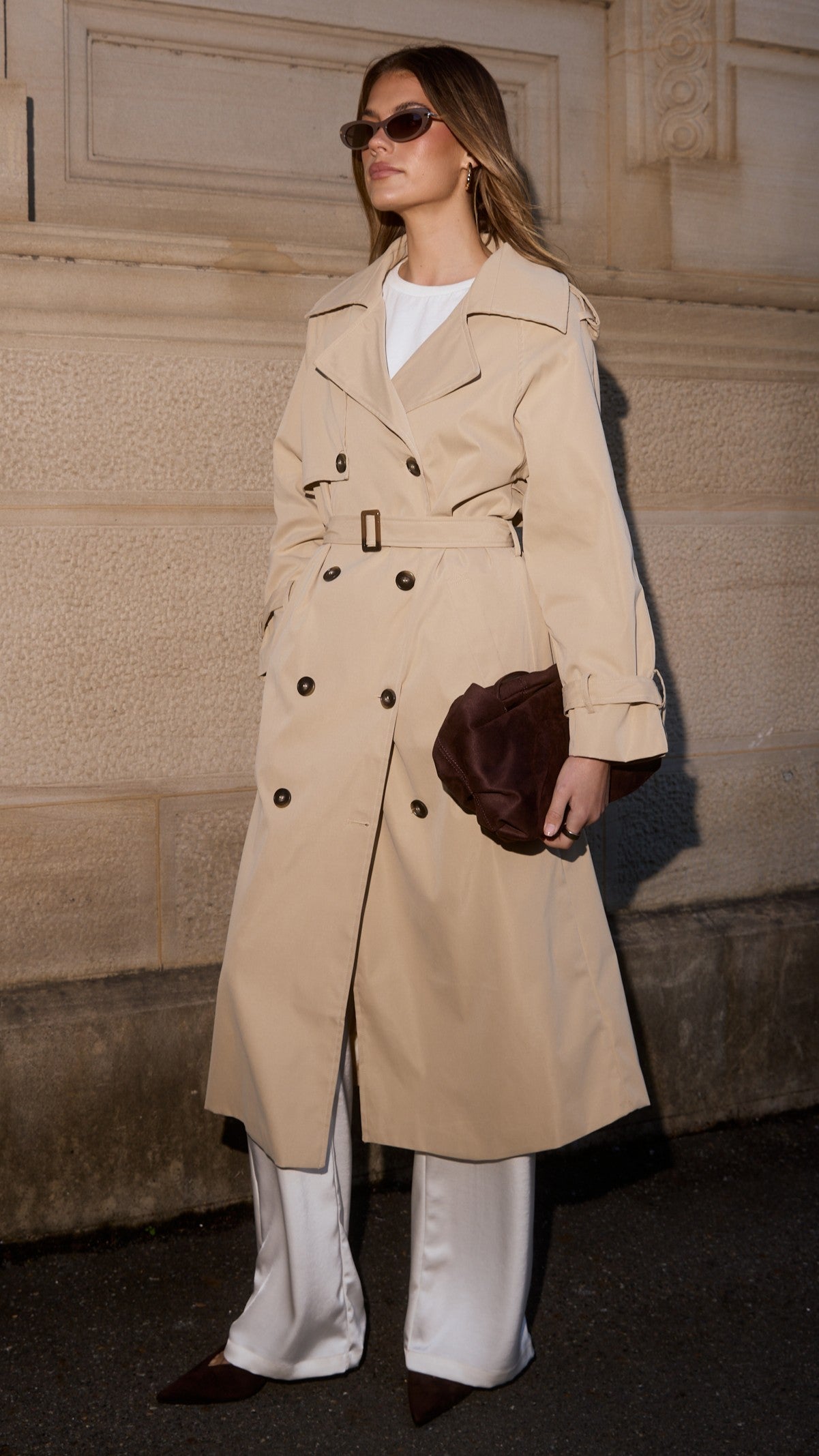 Deena Coat - Beige - Billy J