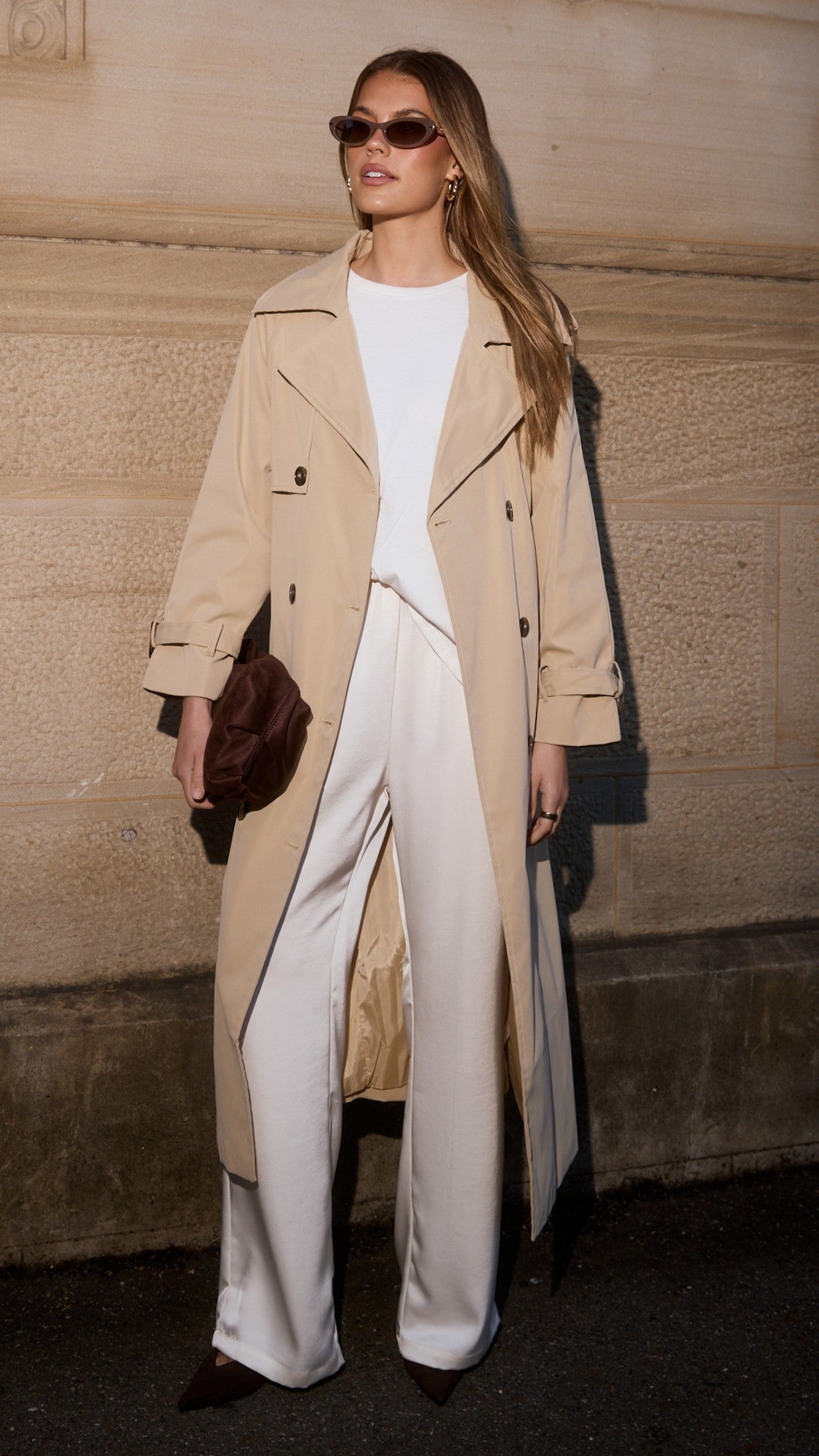 Deena Coat - Beige - Billy J