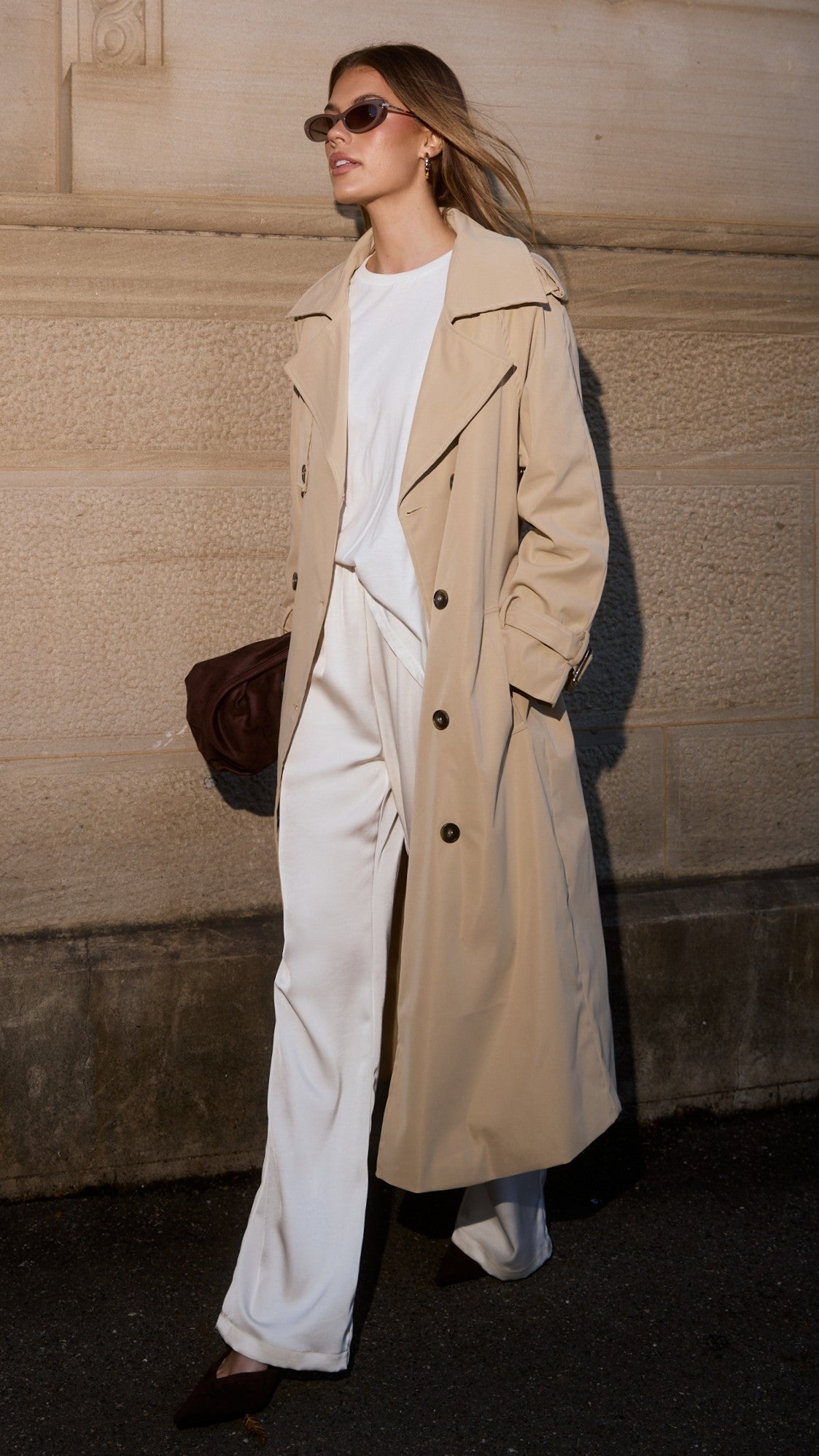 Deena Coat - Beige - Billy J