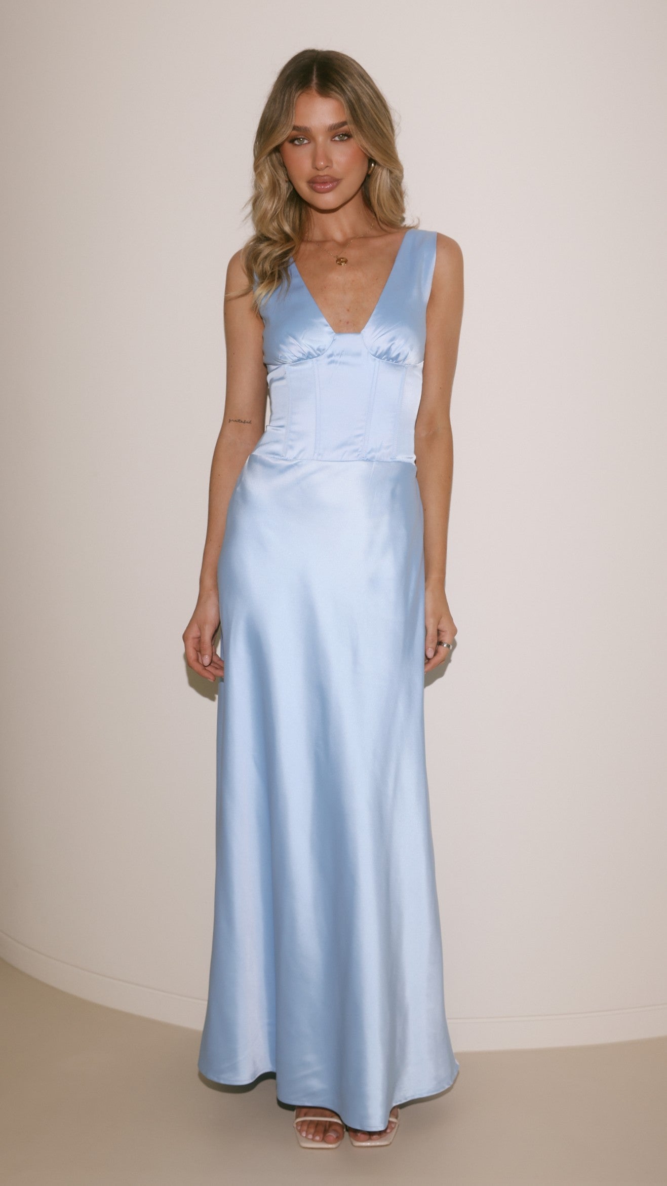 Ana Maxi Dress - Blue - Billy J