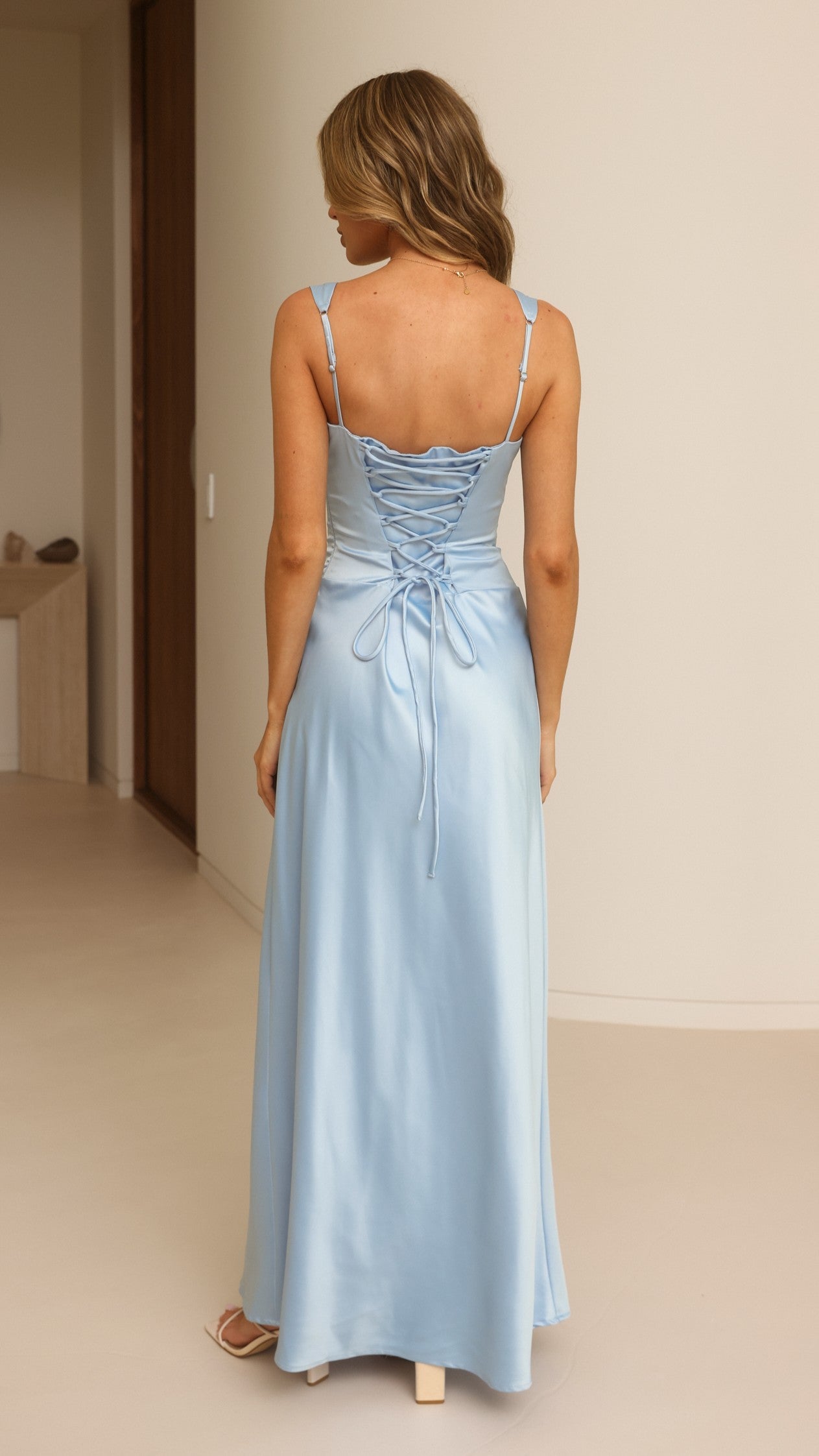Ana Maxi Dress - Blue - Billy J