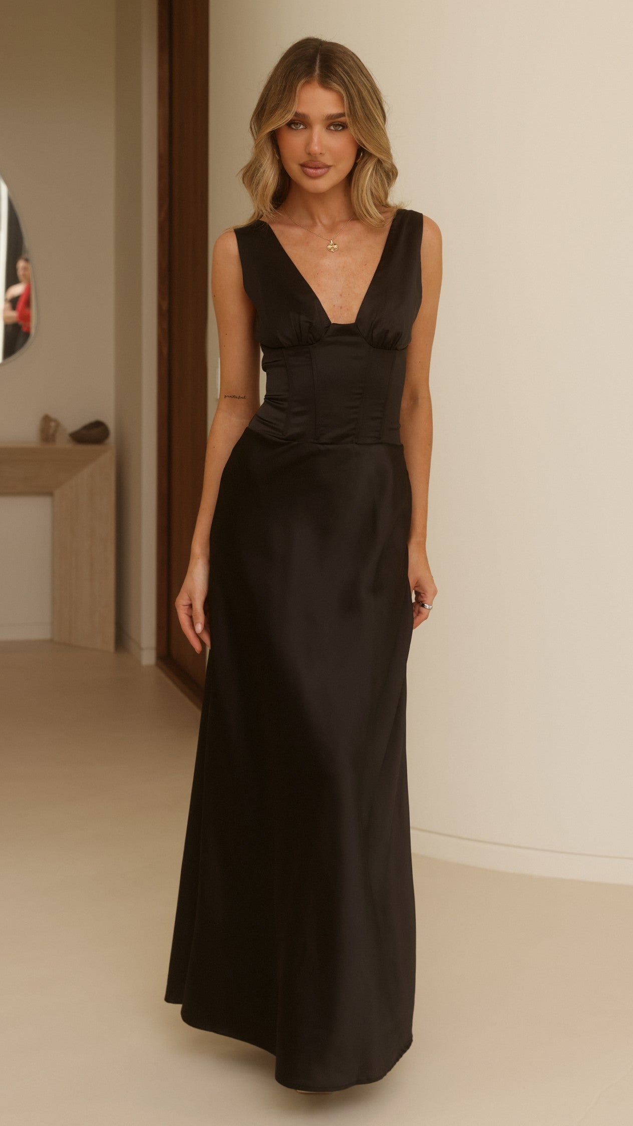 Ana Maxi Dress - Black - Billy J
