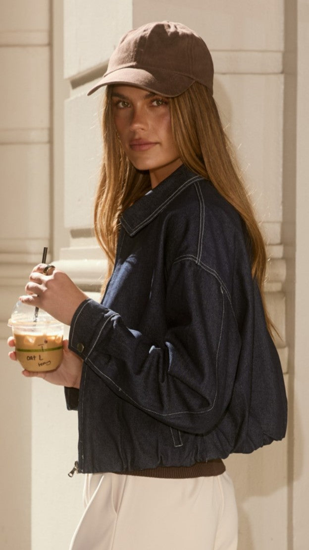 Quinn Jacket - Dark Denim - Billy J