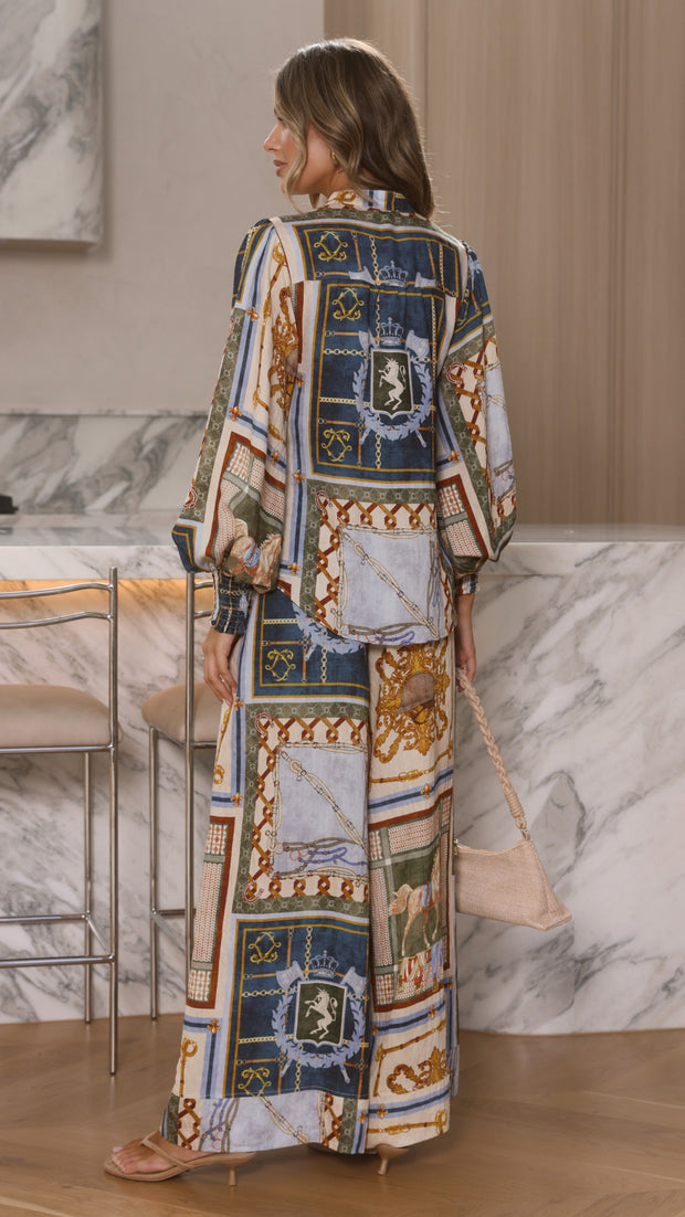 Zayva Pants - Romy Print - Billy J