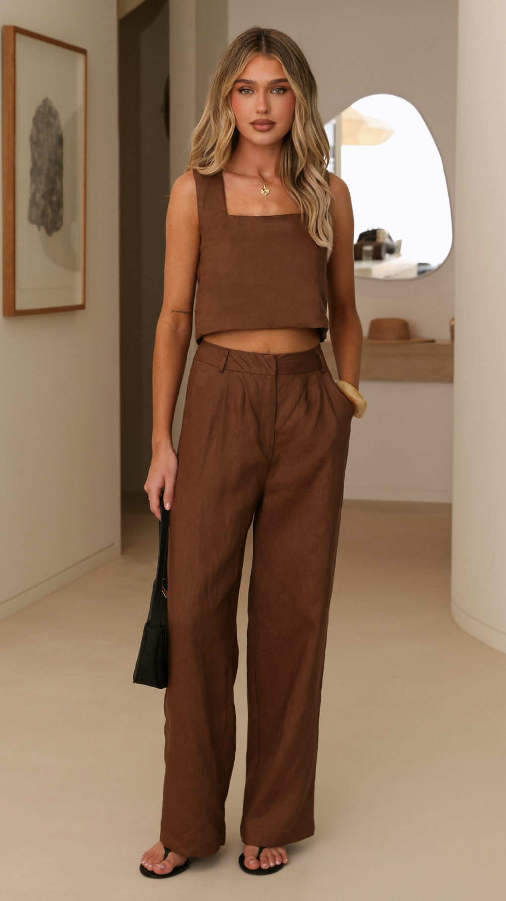 Jaylee Pants - Chocolate - Billy J