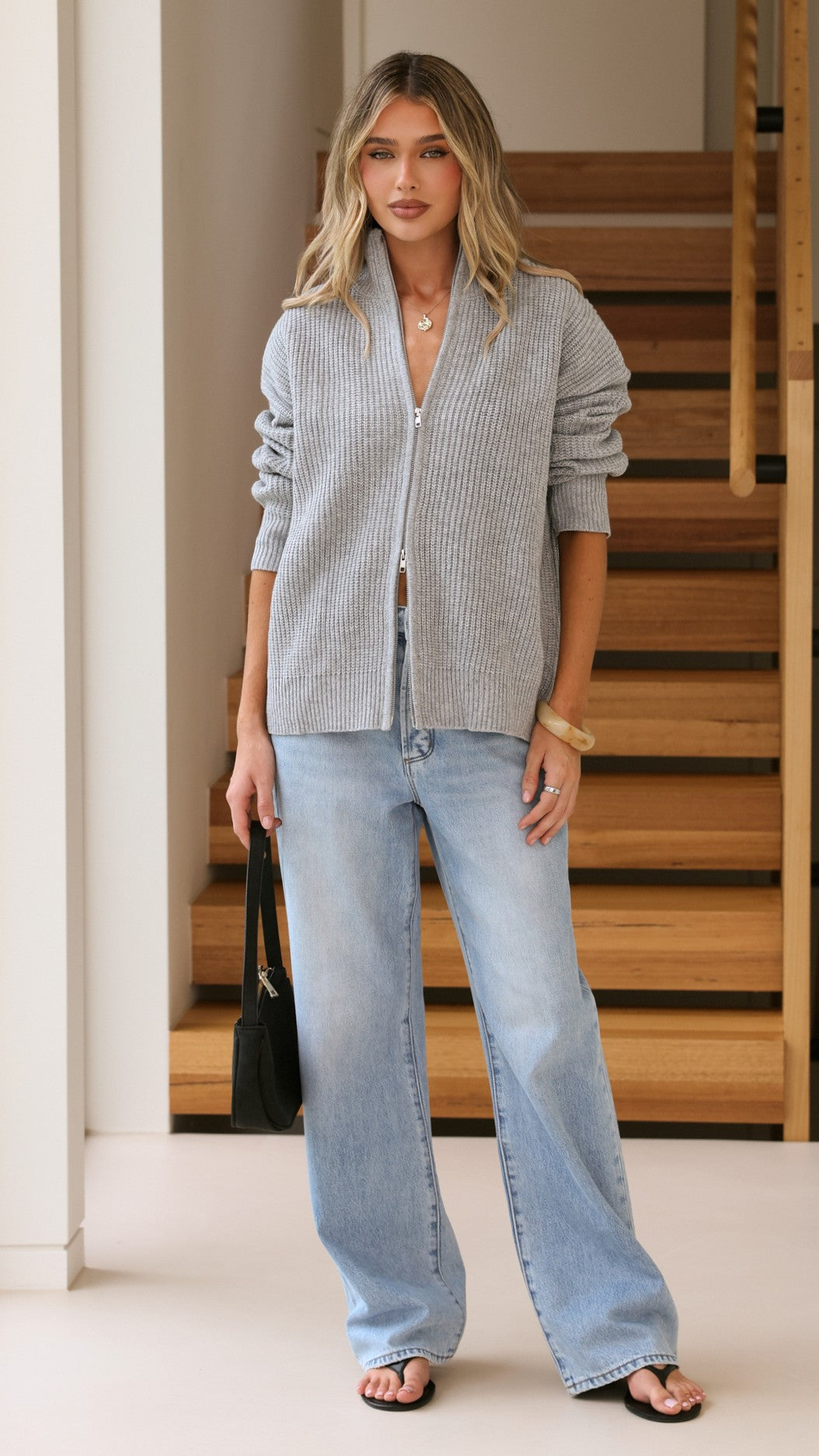 Riley Knit - Grey - Billy J