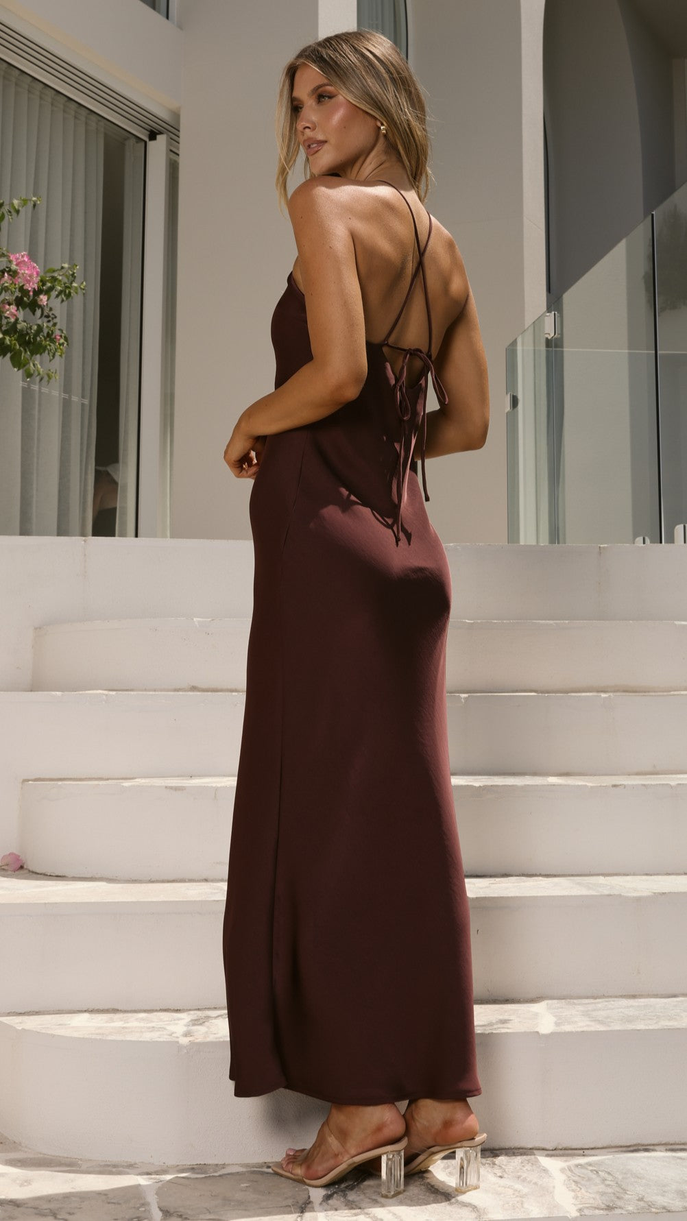 connie maxi dress Connie Dress (Purple Pattern) L