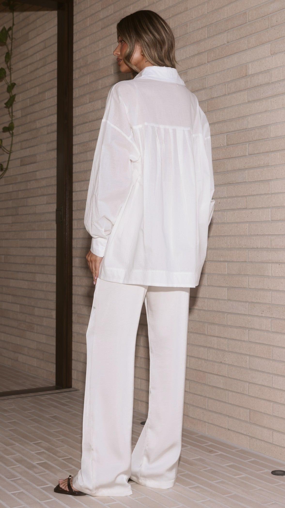 Freddy Long Sleeve Shirt - White - Billy J