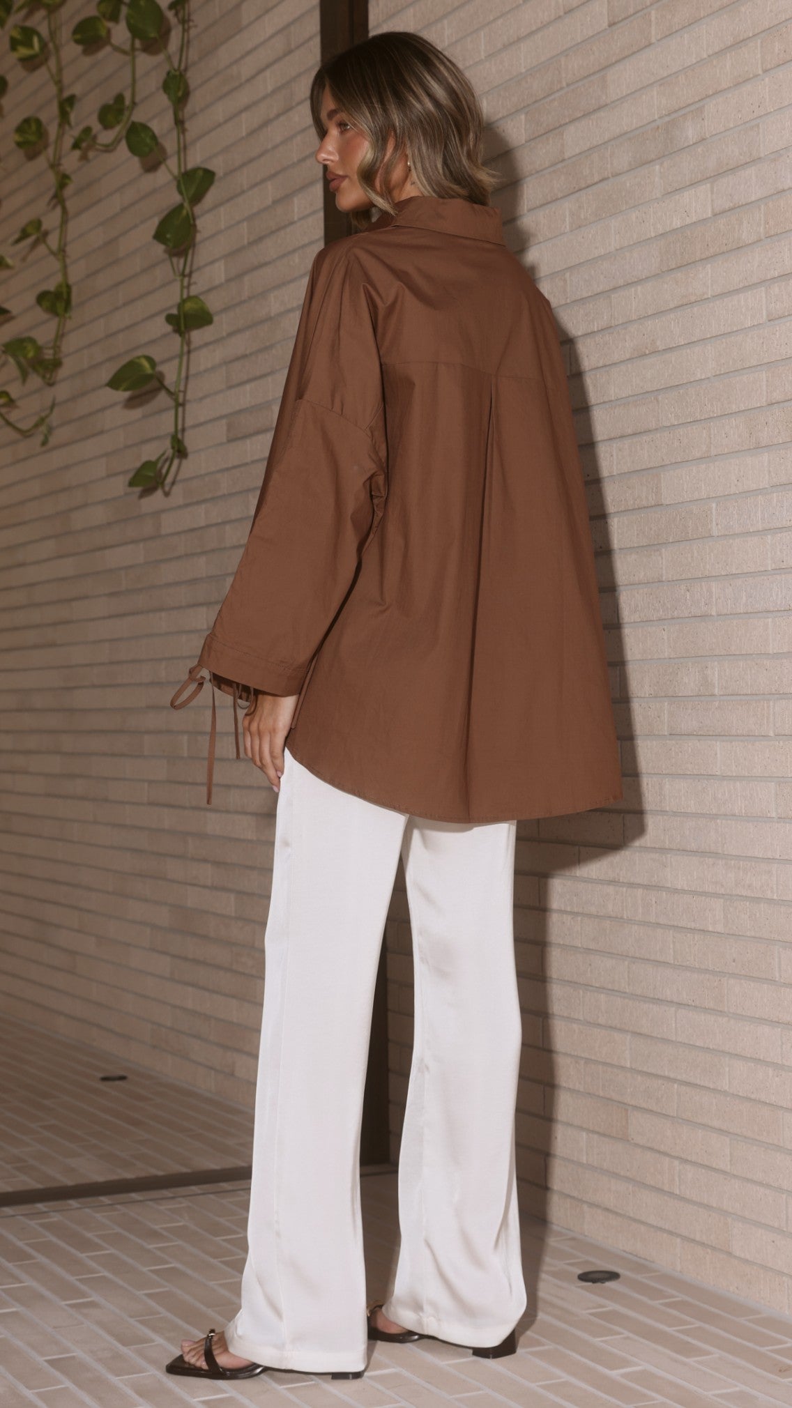 Alanna Shirt - Chocolate - Billy J