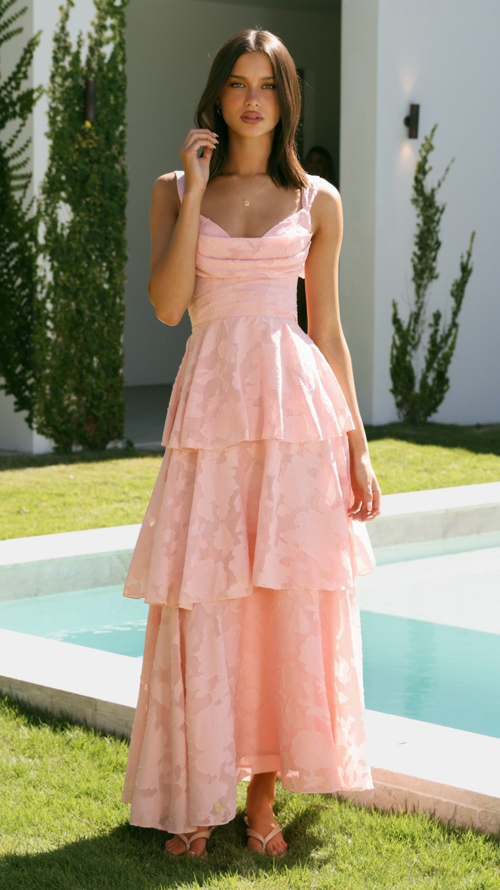 Macy Maxi Dress - Pink - Billy J