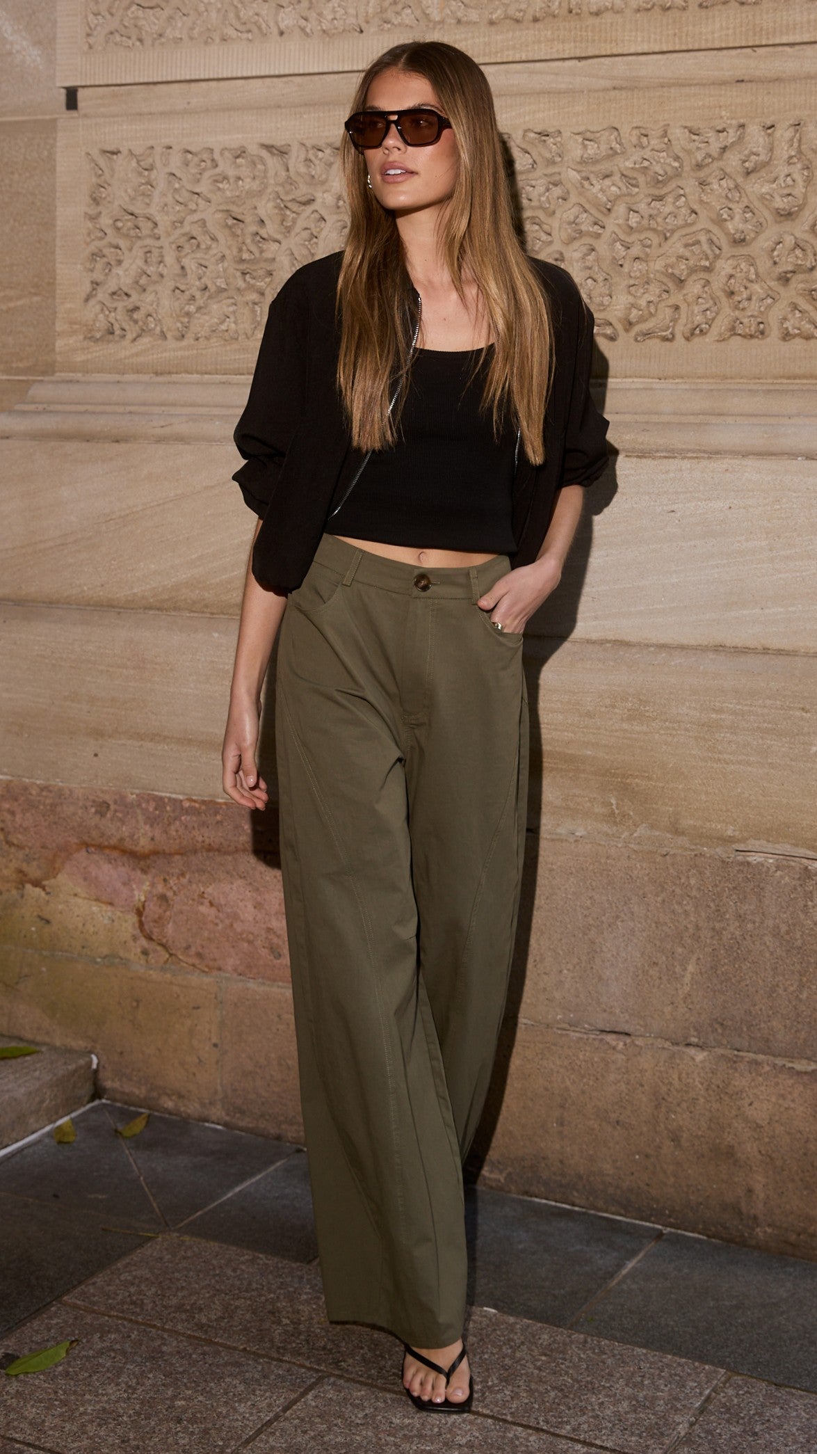 Shae Pants - Khaki - Billy J