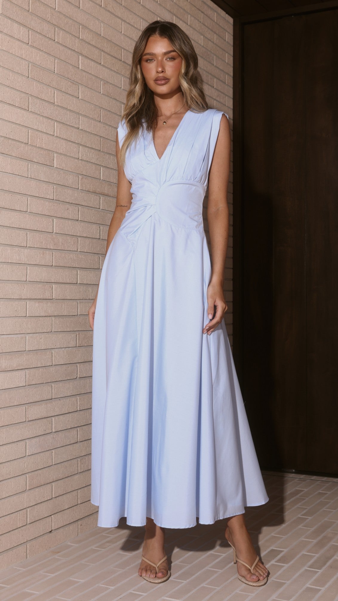 Zahli Maxi Dress - Blue - Billy J