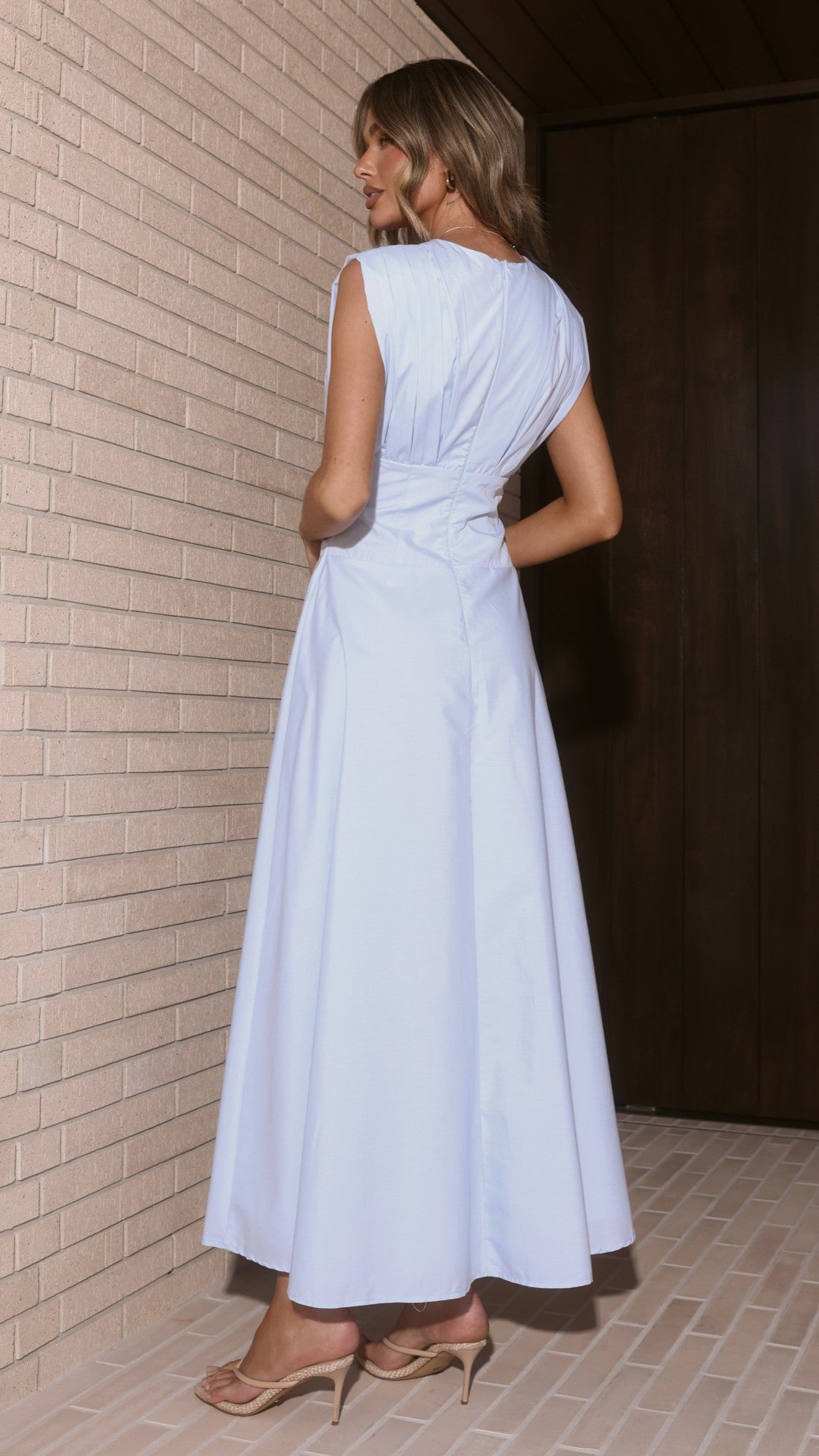 Zahli Maxi Dress - Blue - Billy J