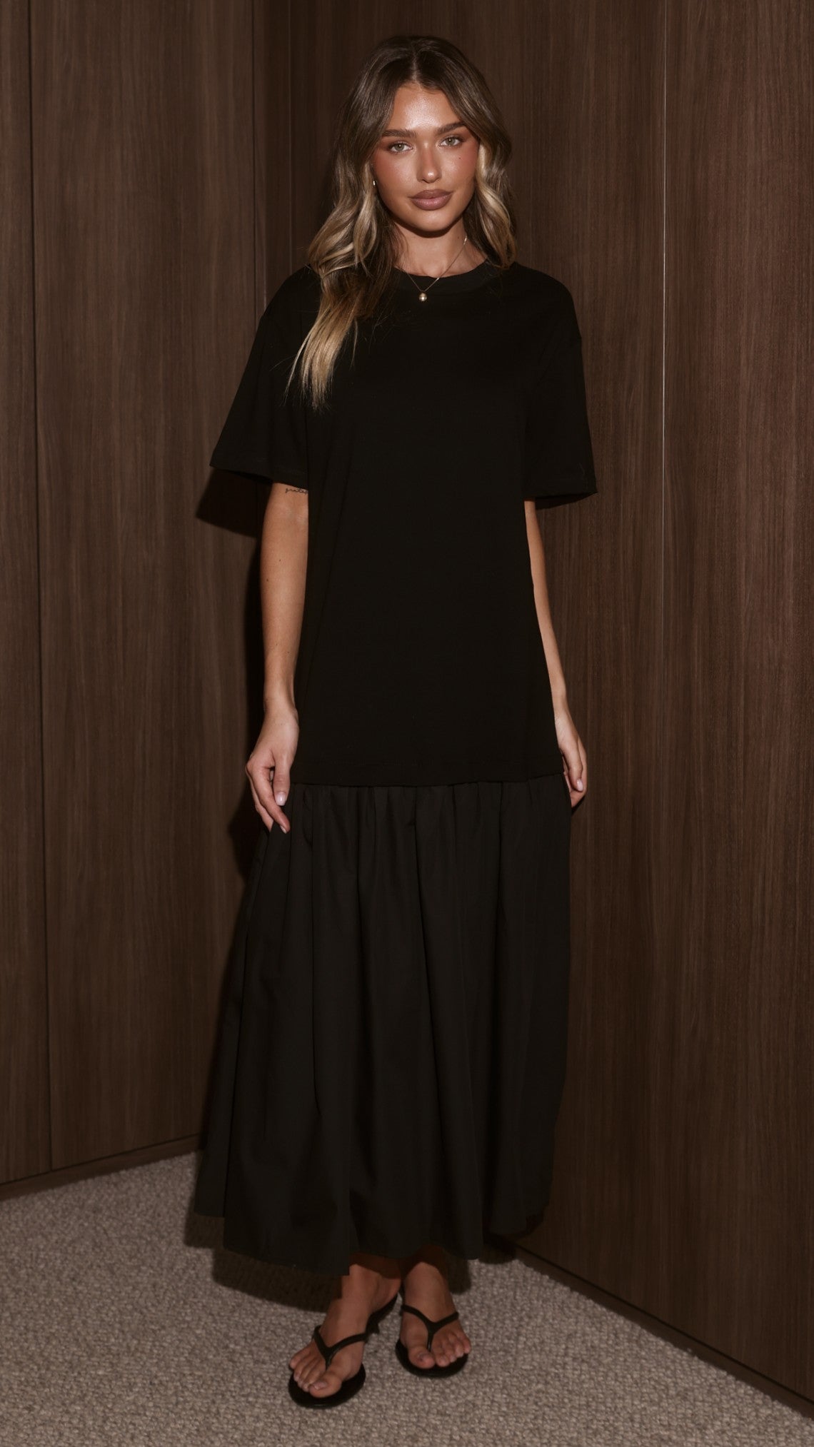 Jessie Maxi Dress - Black - Billy J