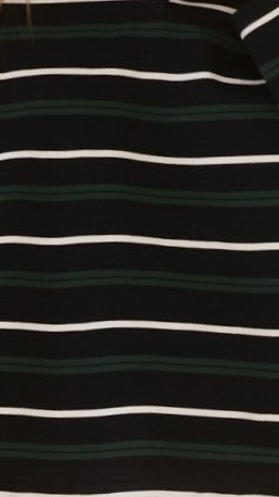 Isha Collared Long Sleeve Top - Navy Stripe - Billy J