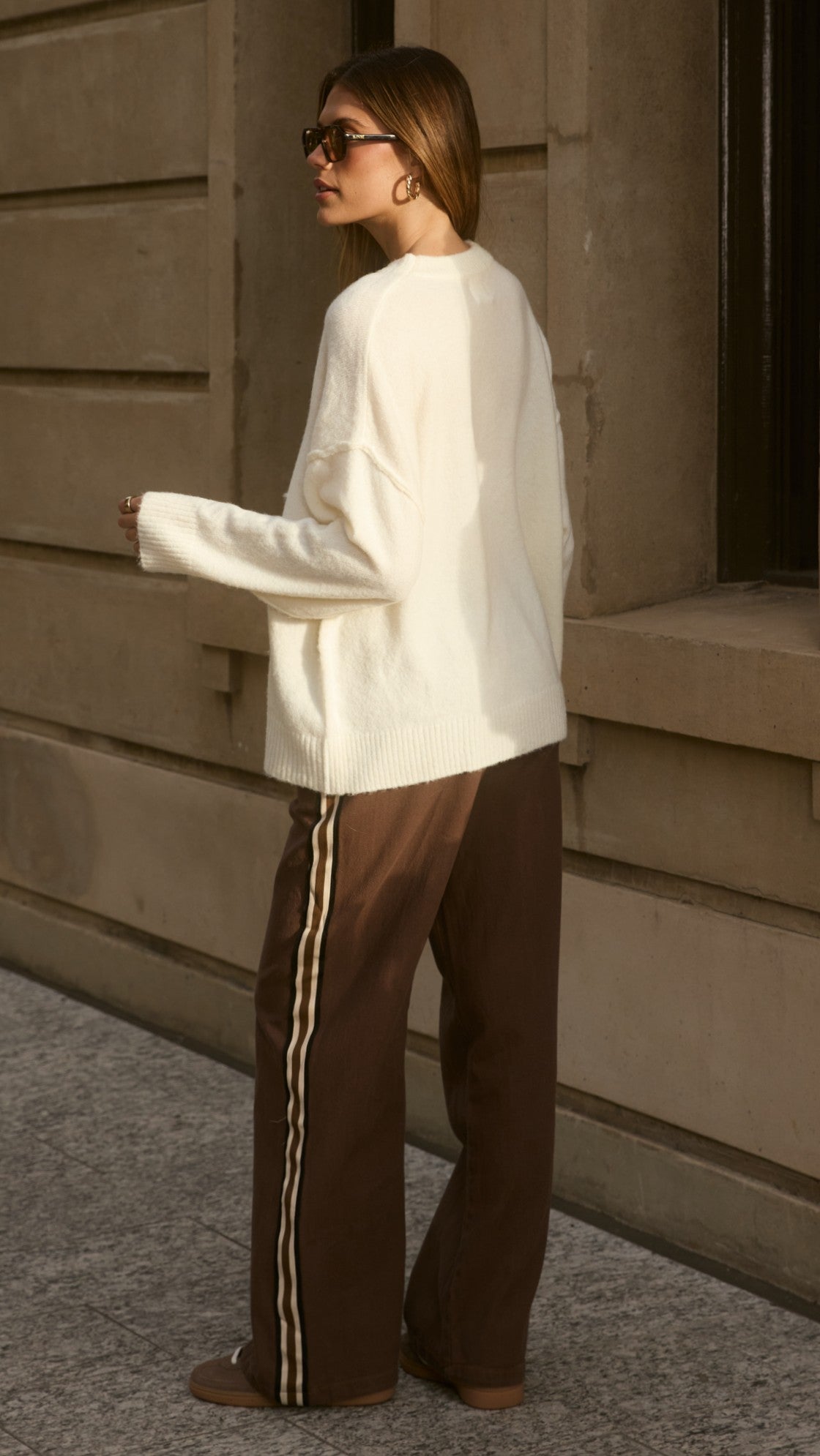 Vox Pants - Choc Racer Stripe - Billy J
