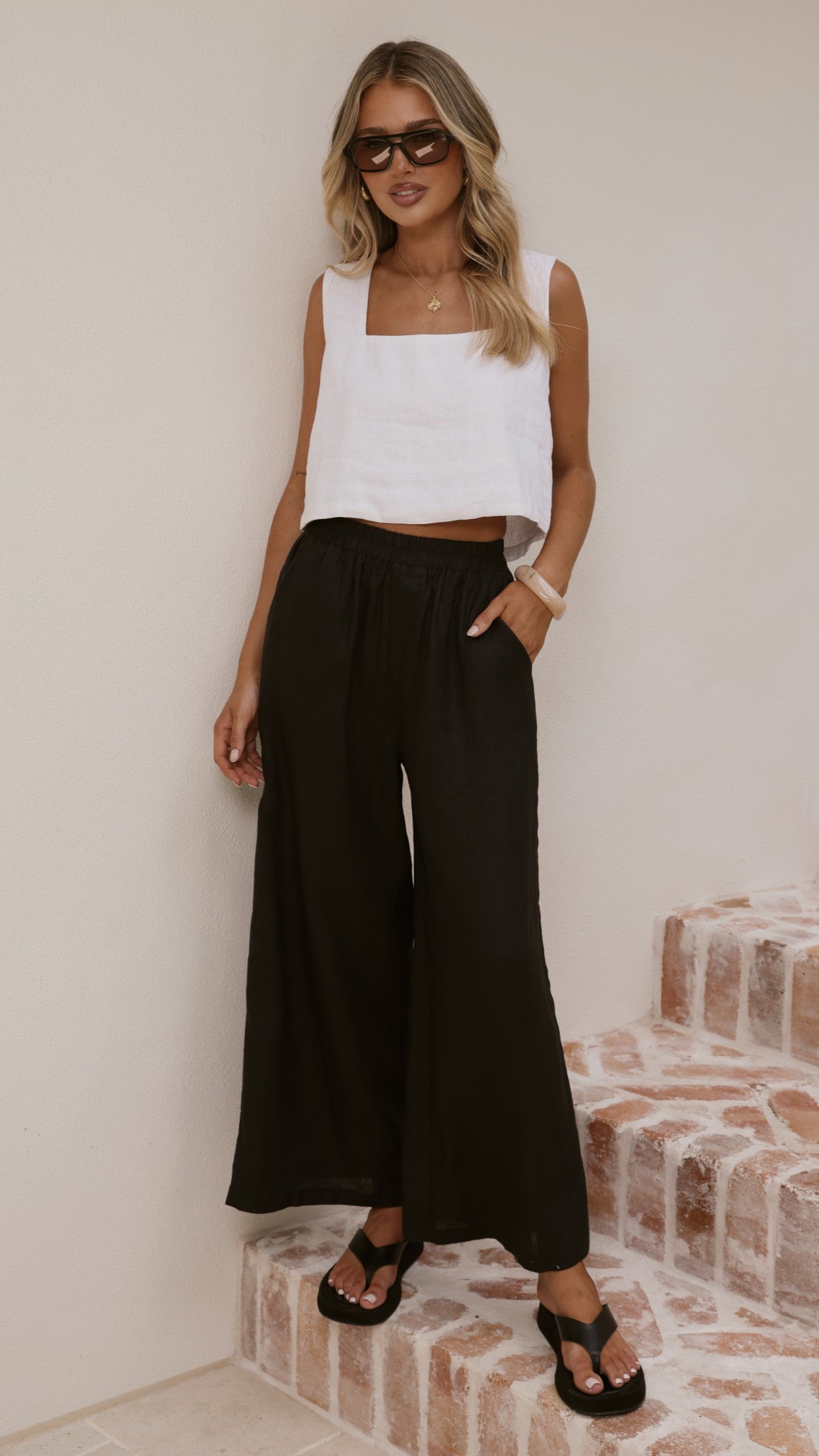 Oceana Pants - Black - Billy J