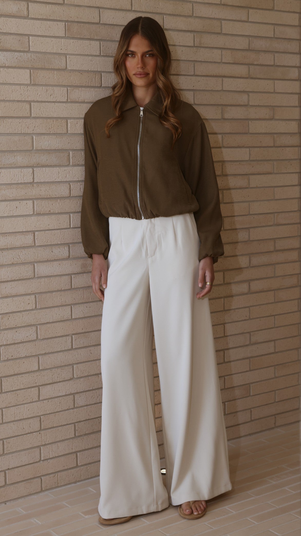 Brax Bomber Jacket - Khaki - Billy J