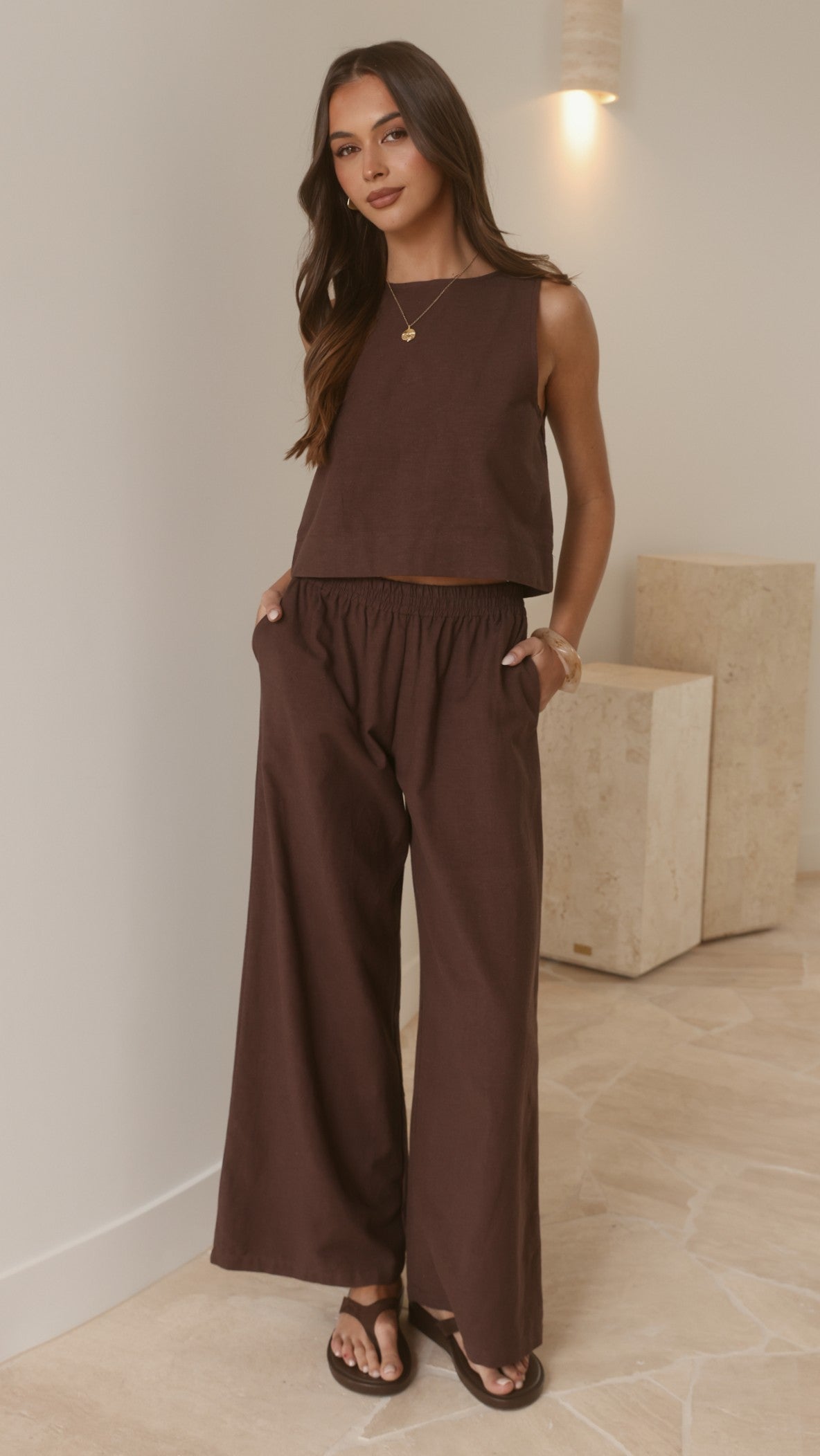 Nadie Pants - Chocolate - Billy J