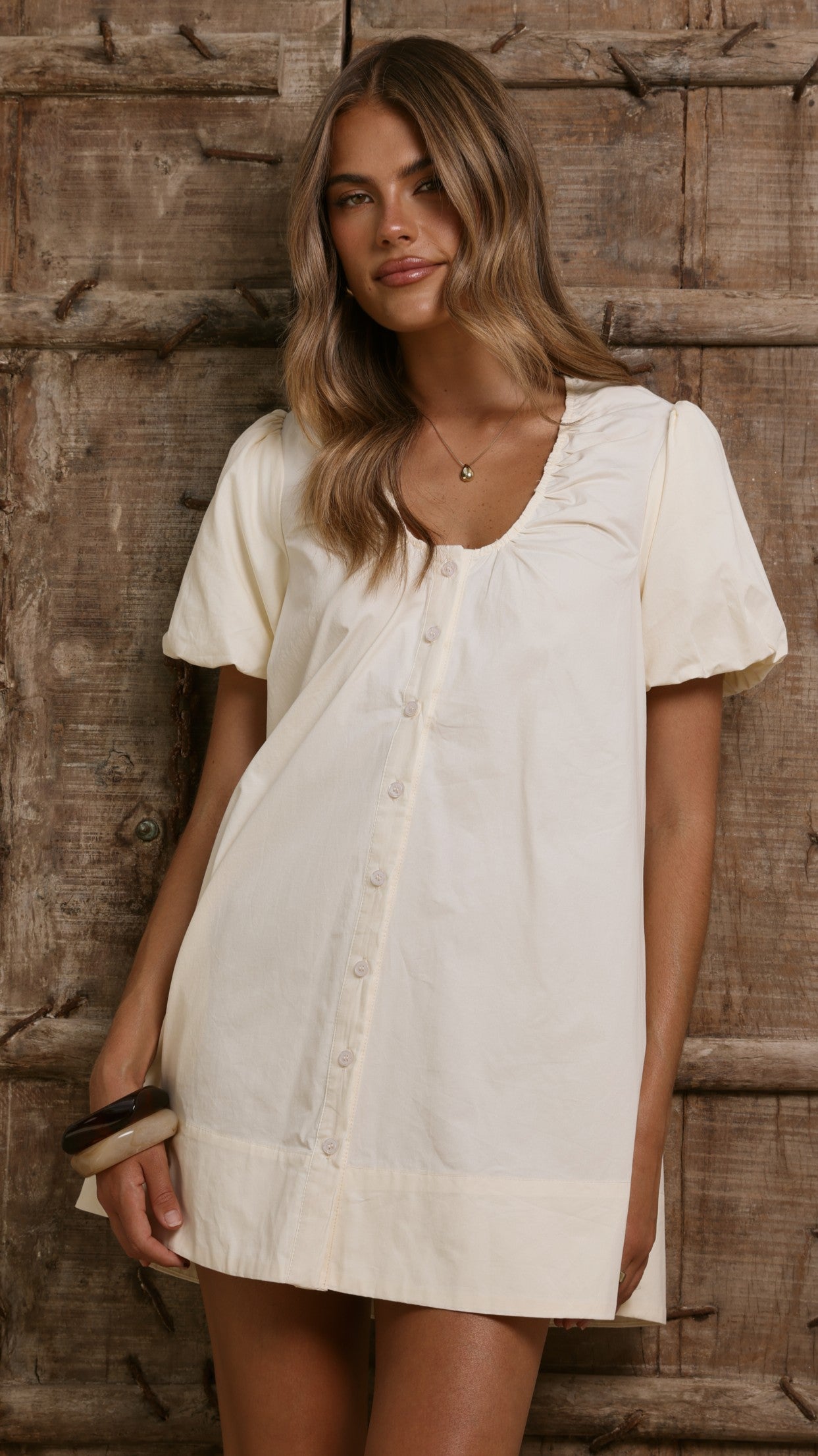 Keeva Mini Dress - Butter - Billy J