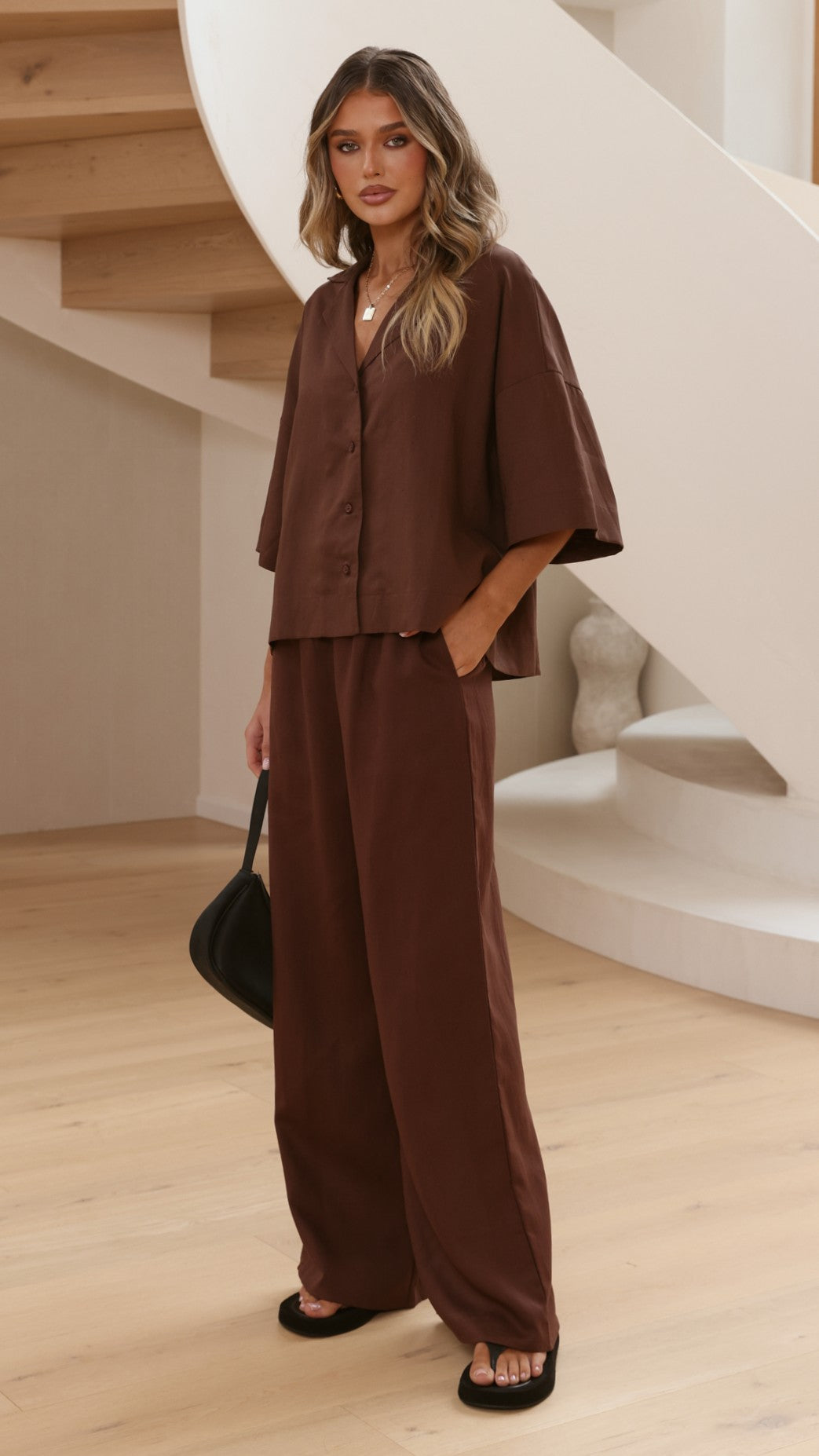 Luna Pants - Chocolate - Billy J