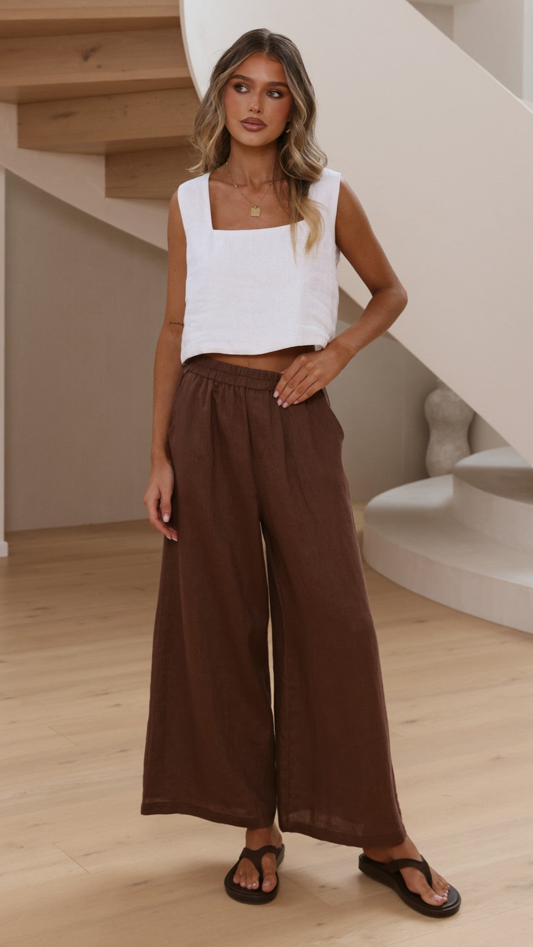 Oceana Pants - Chocolate - Billy J