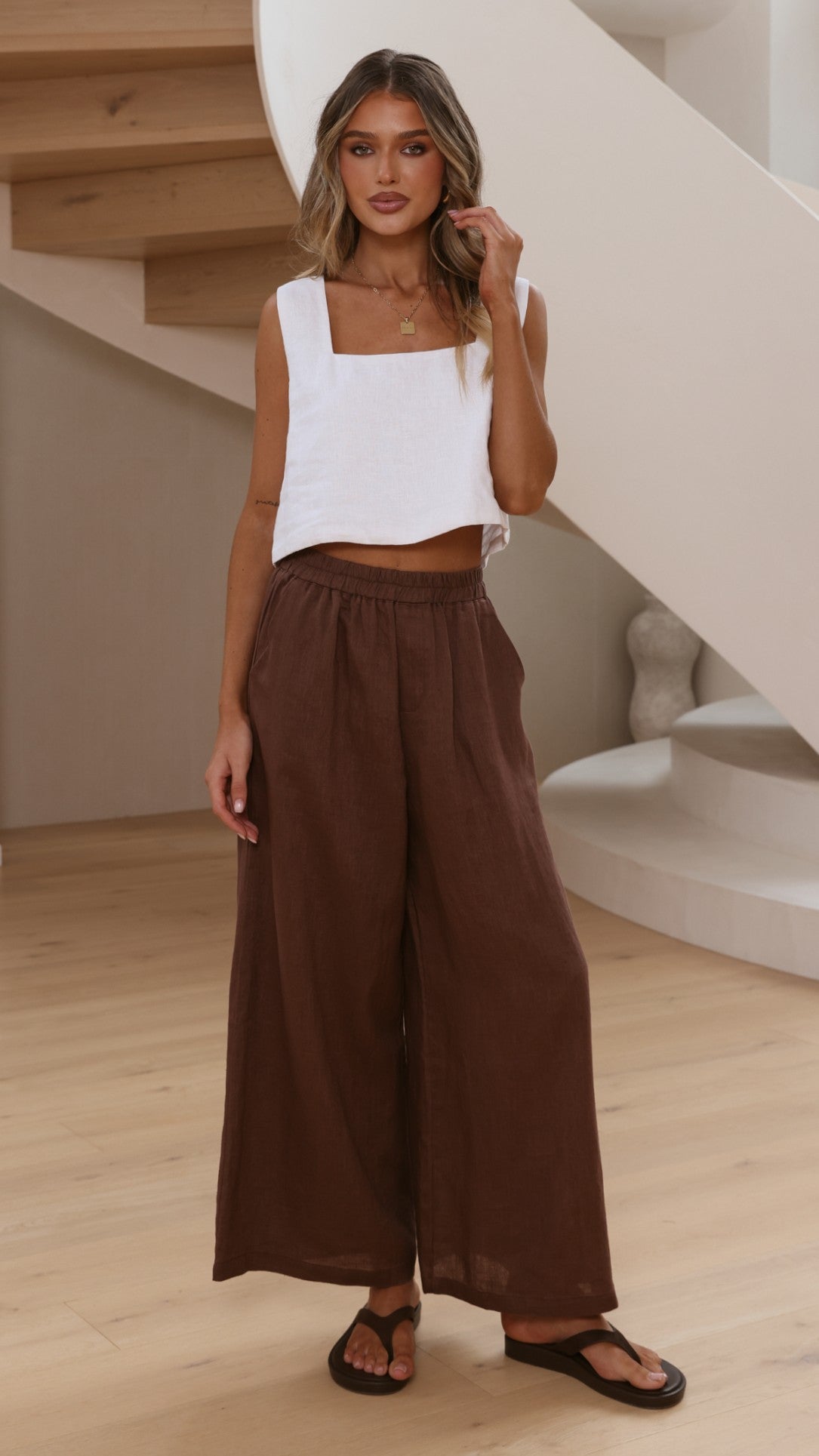 Oceana Pants - Chocolate - Billy J