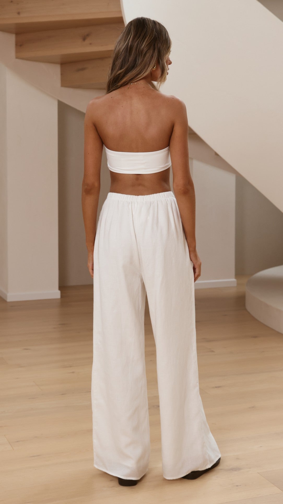 Luna Pants - White - Billy J