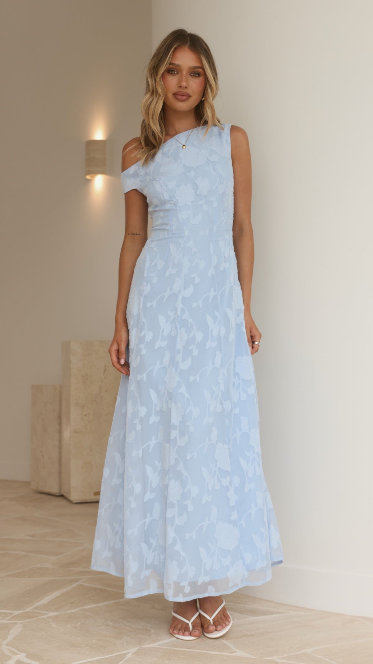 Dakota Maxi Dress - Blue - Billy J