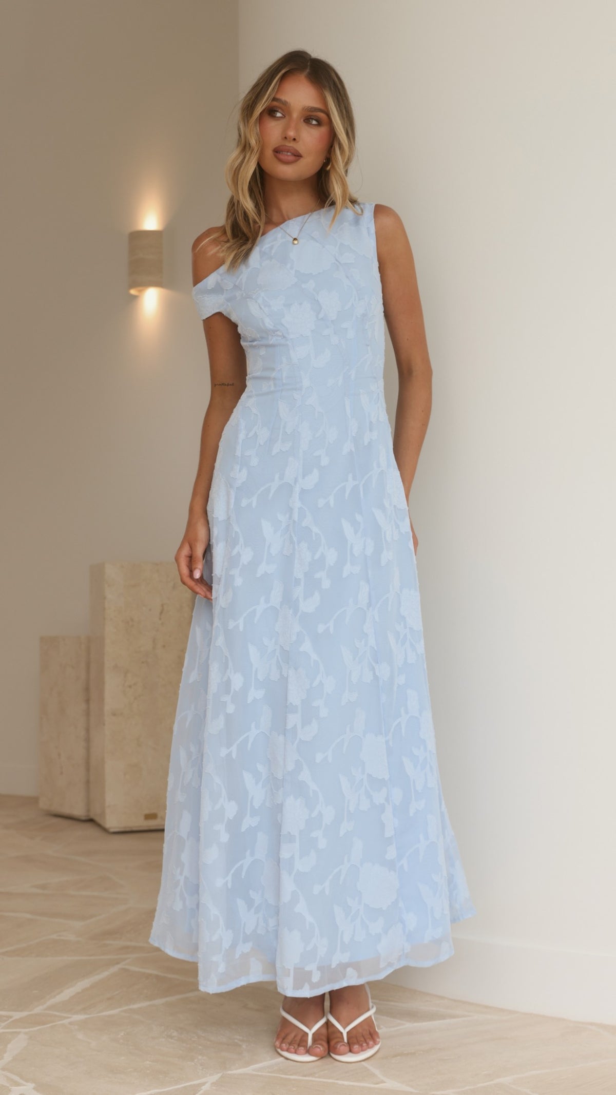 Dakota Maxi Dress - Blue - Billy J