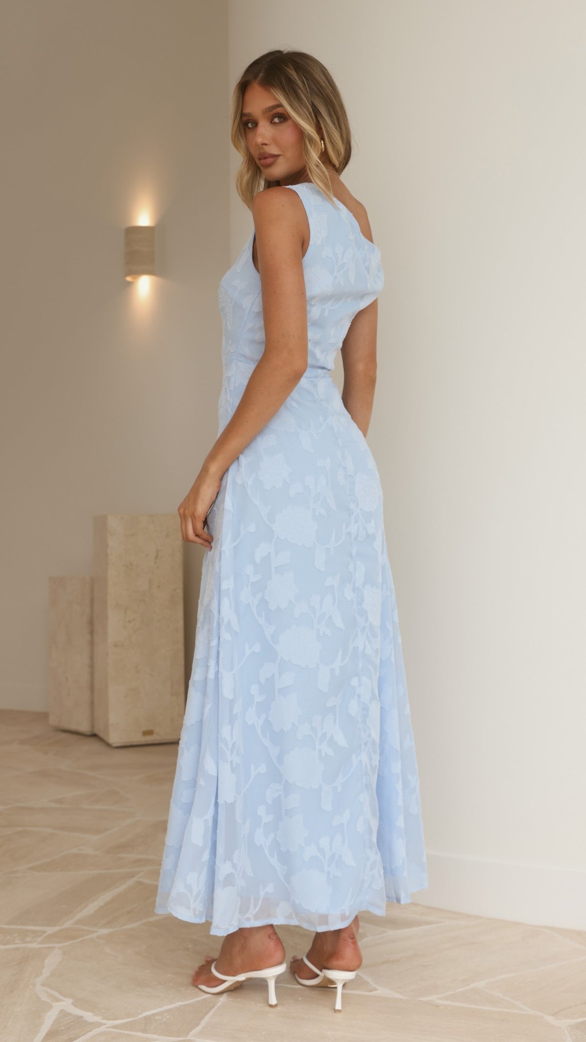 Dakota Maxi Dress - Blue - Billy J