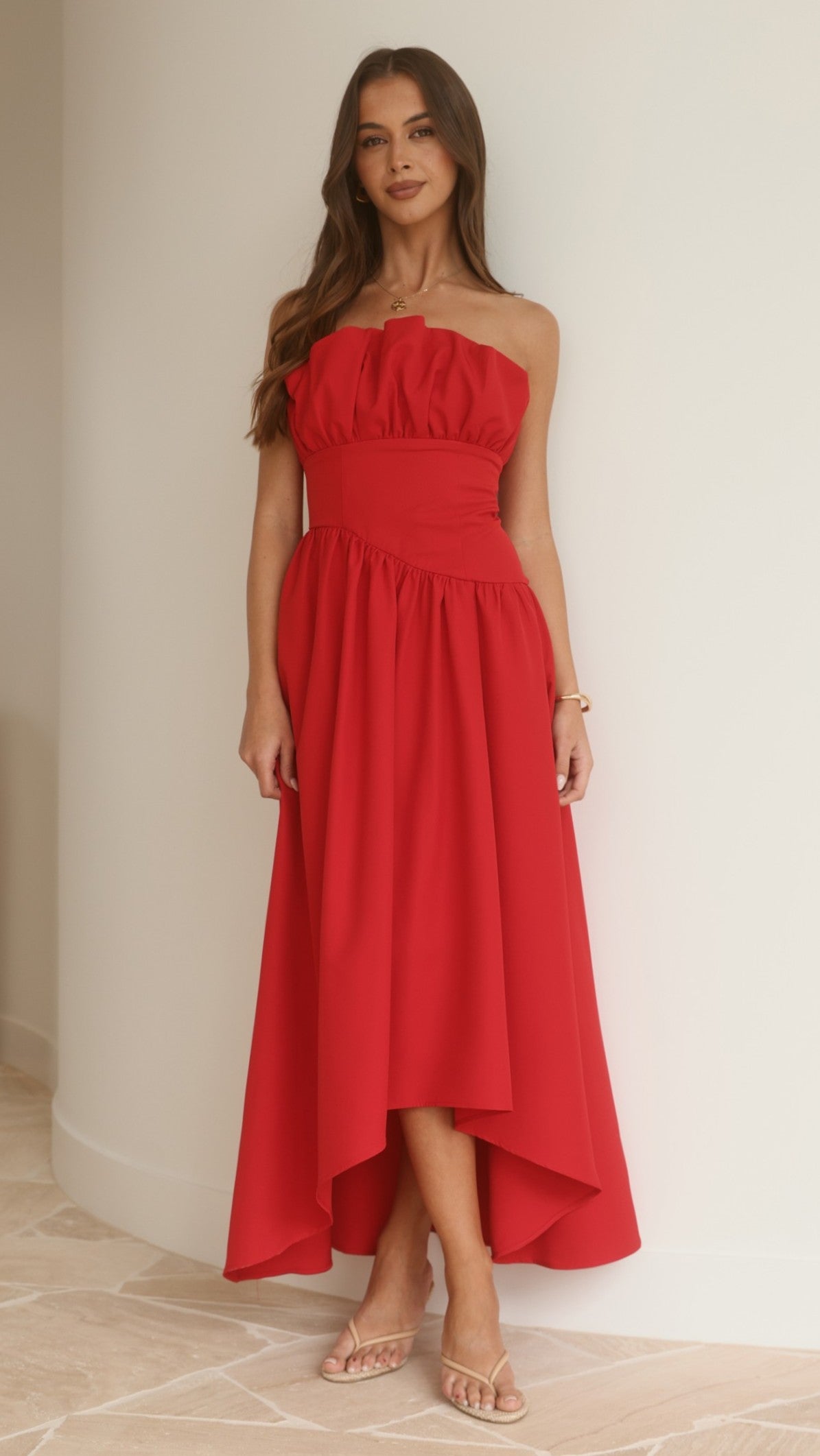 Ember Maxi Dress - Red - Billy J