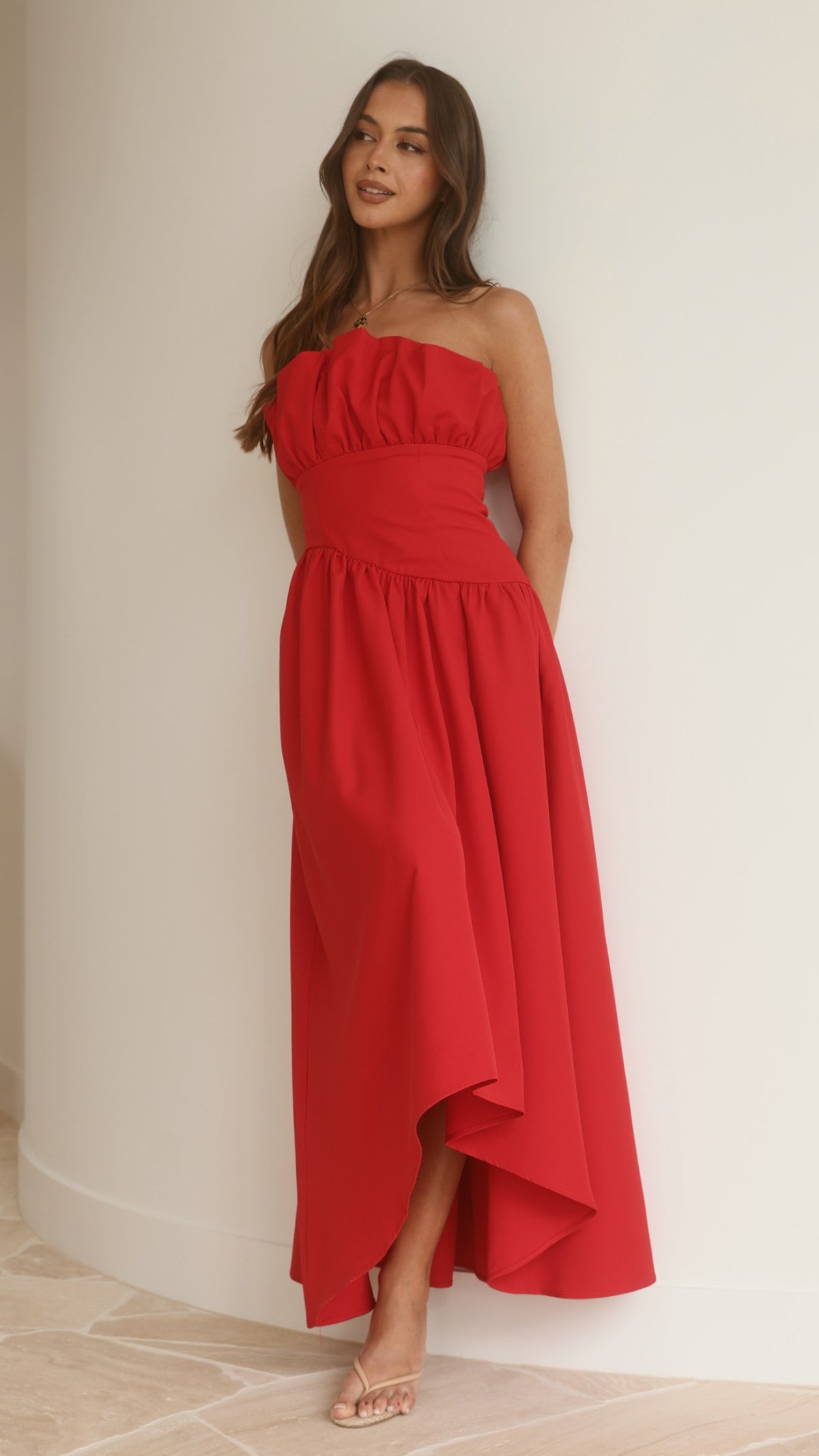 Ember Maxi Dress - Red - Billy J