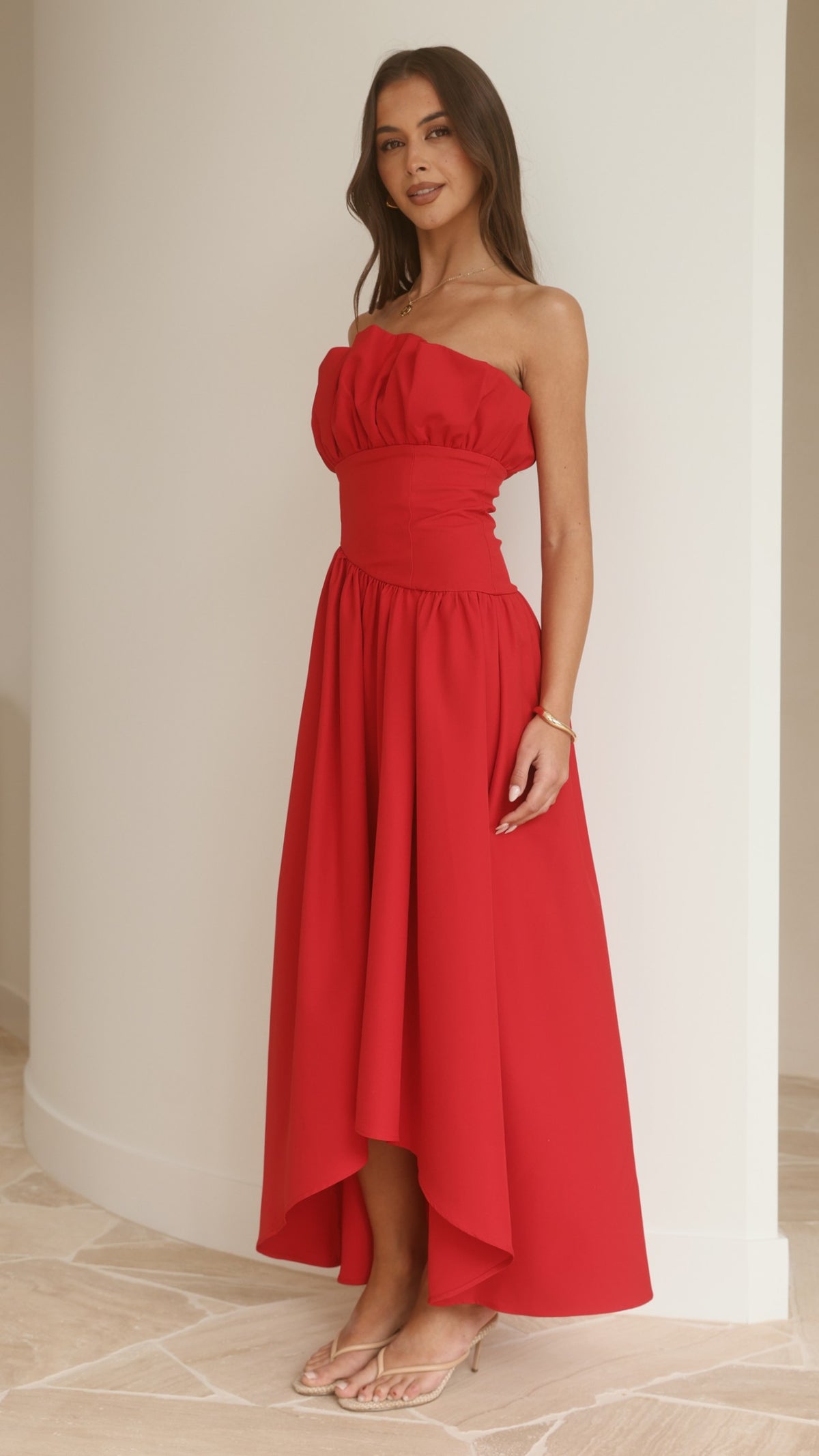 Ember Maxi Dress - Red - Billy J