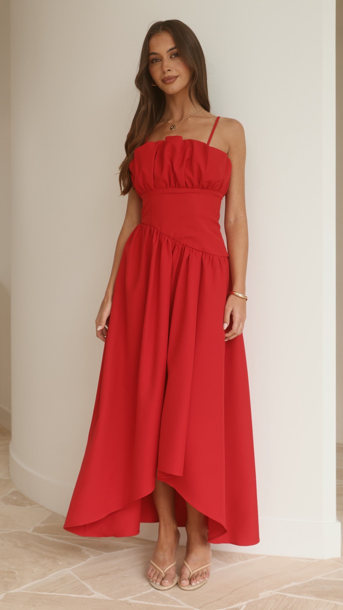 Ember Maxi Dress - Red - Billy J
