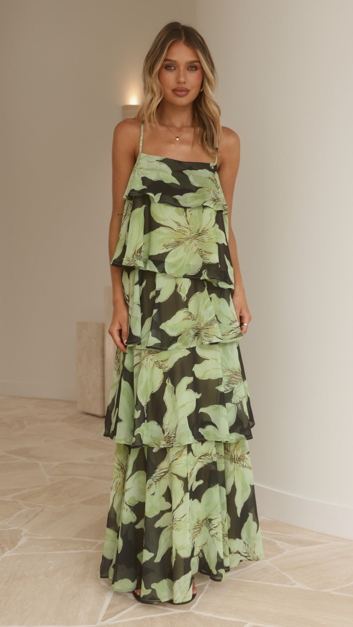 Archer Top - Green Floral - Billy J